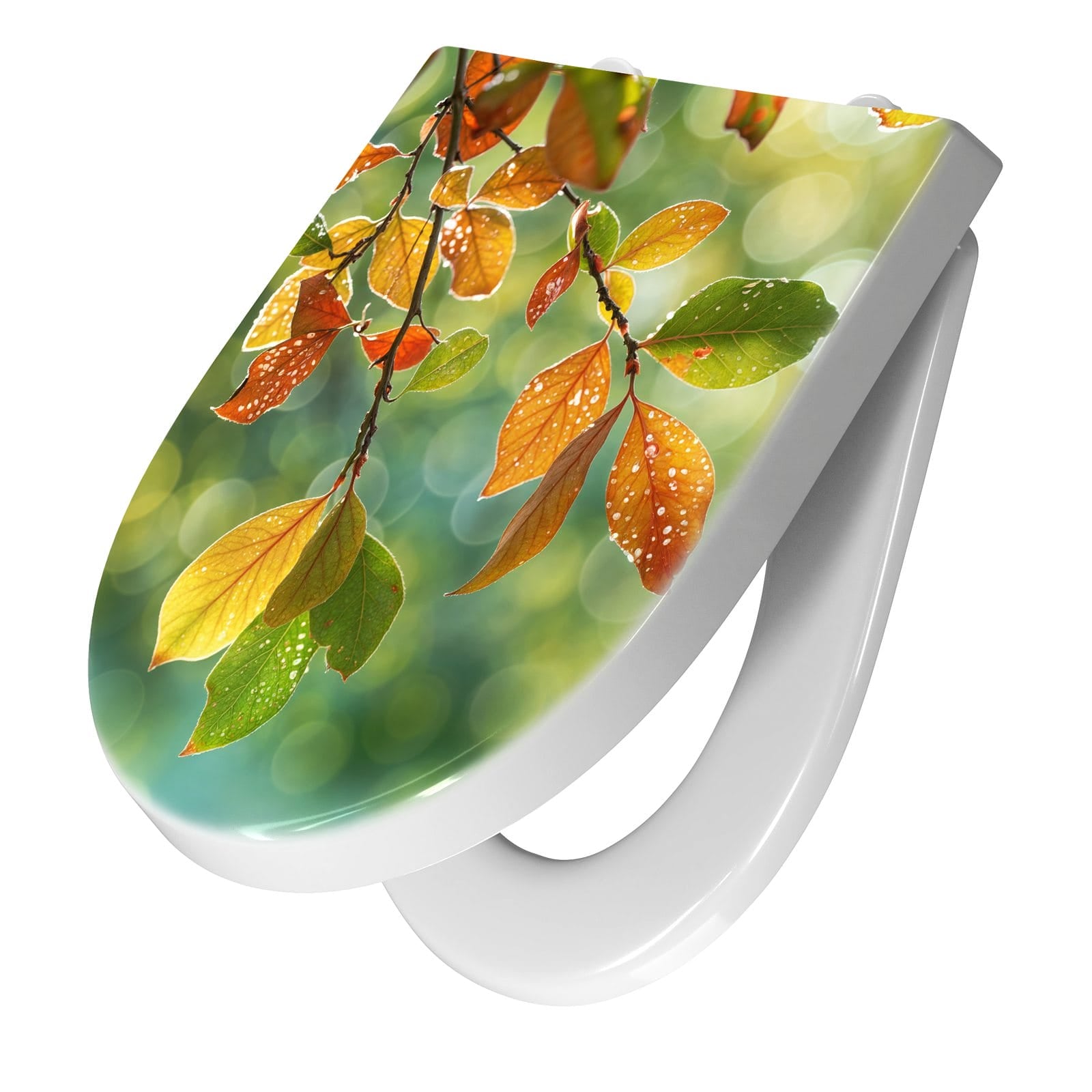 WC-Sitz mit Absenkautomatik Herbstlaube Lichtspiel