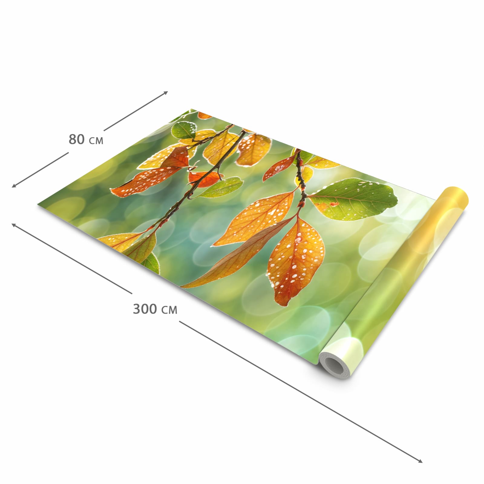 Abriebfester Küchenteppich mit Motiv Herbstlaube Lichtspiel in der Grösse 60x120 cm