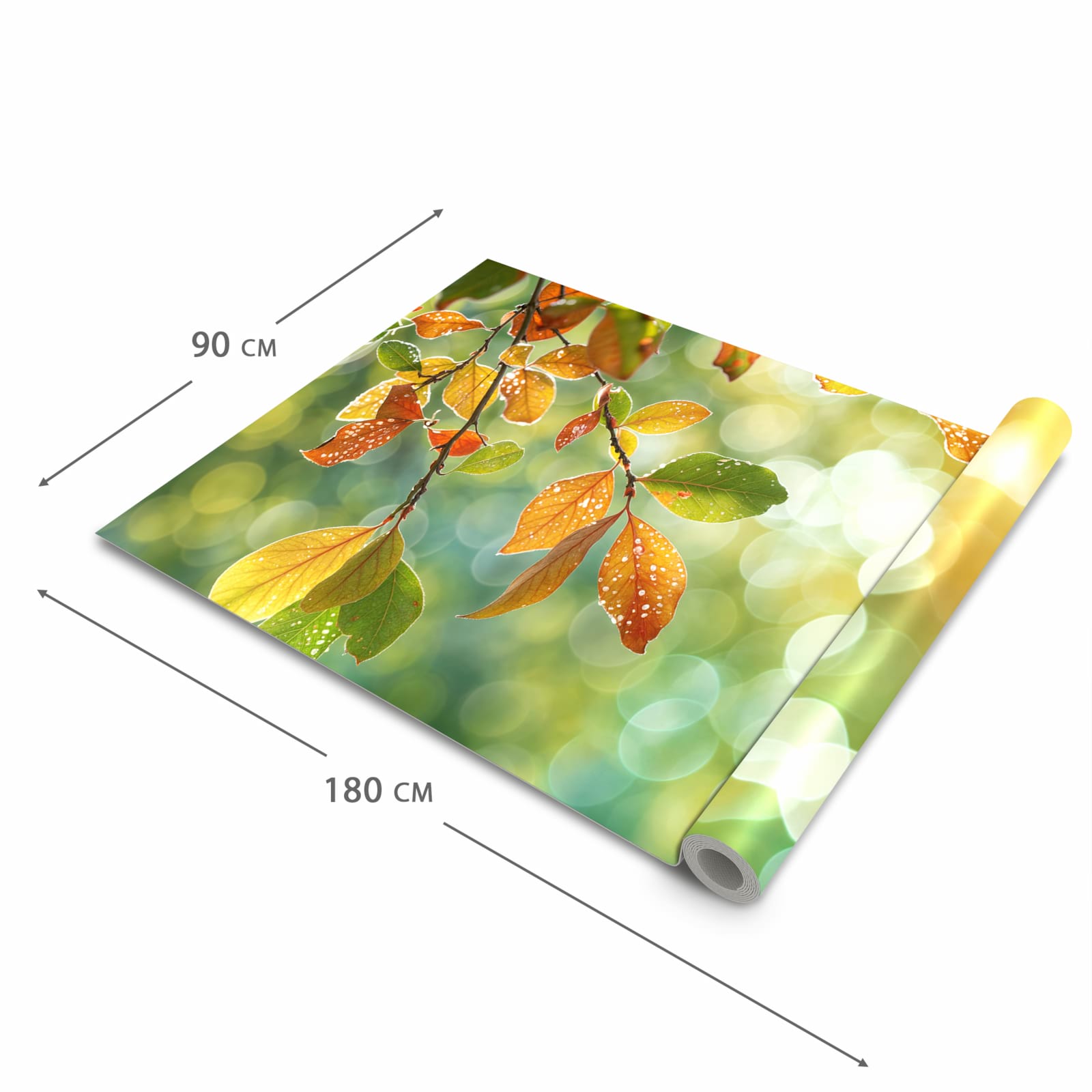 UV-beständiger Küchenteppich mit Motiv Herbstlaube Lichtspiel in der Grösse 60x120 cm