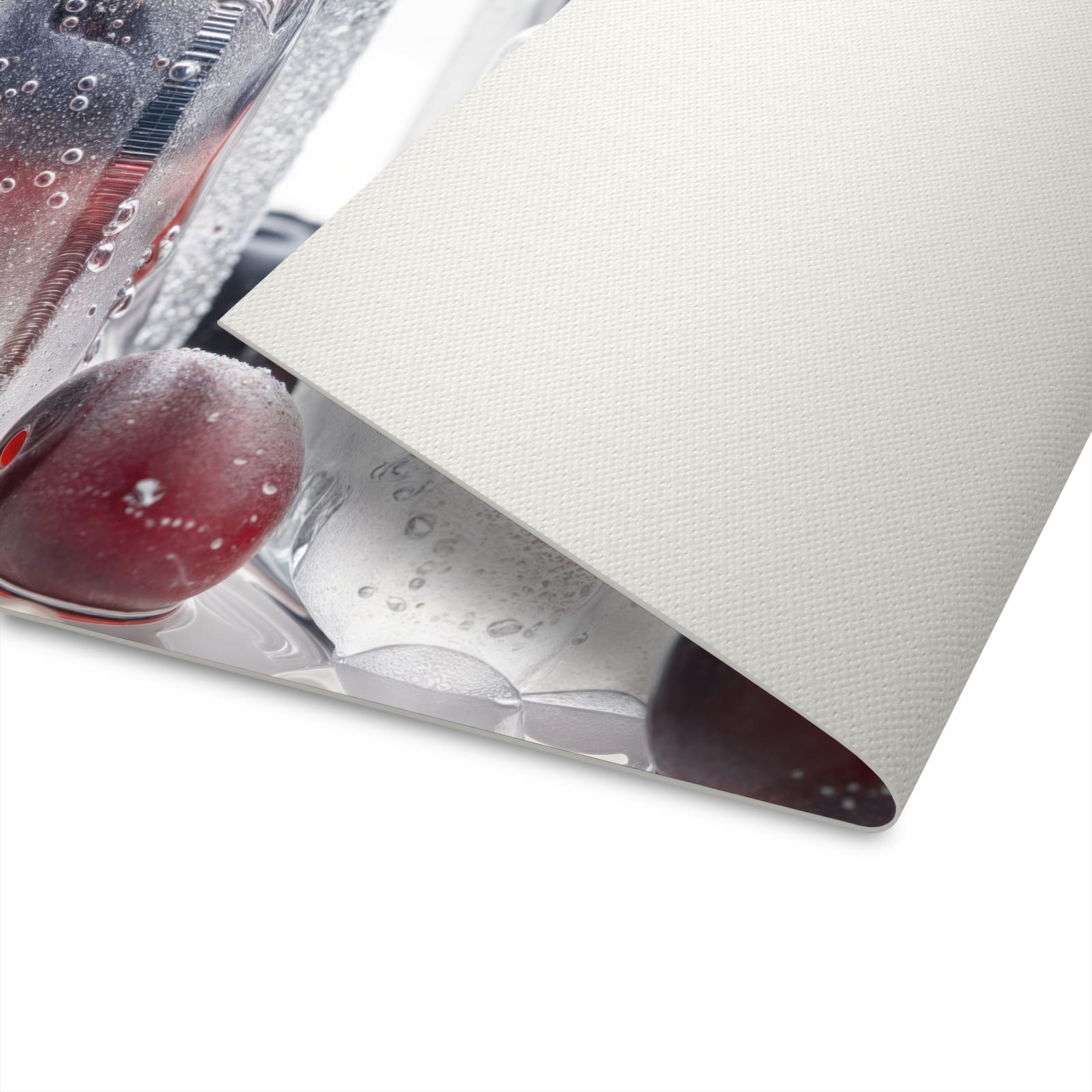 Schmutzabweisender Teppich für Küche mit Motiv Gefrorene Beeren in der Unterseite