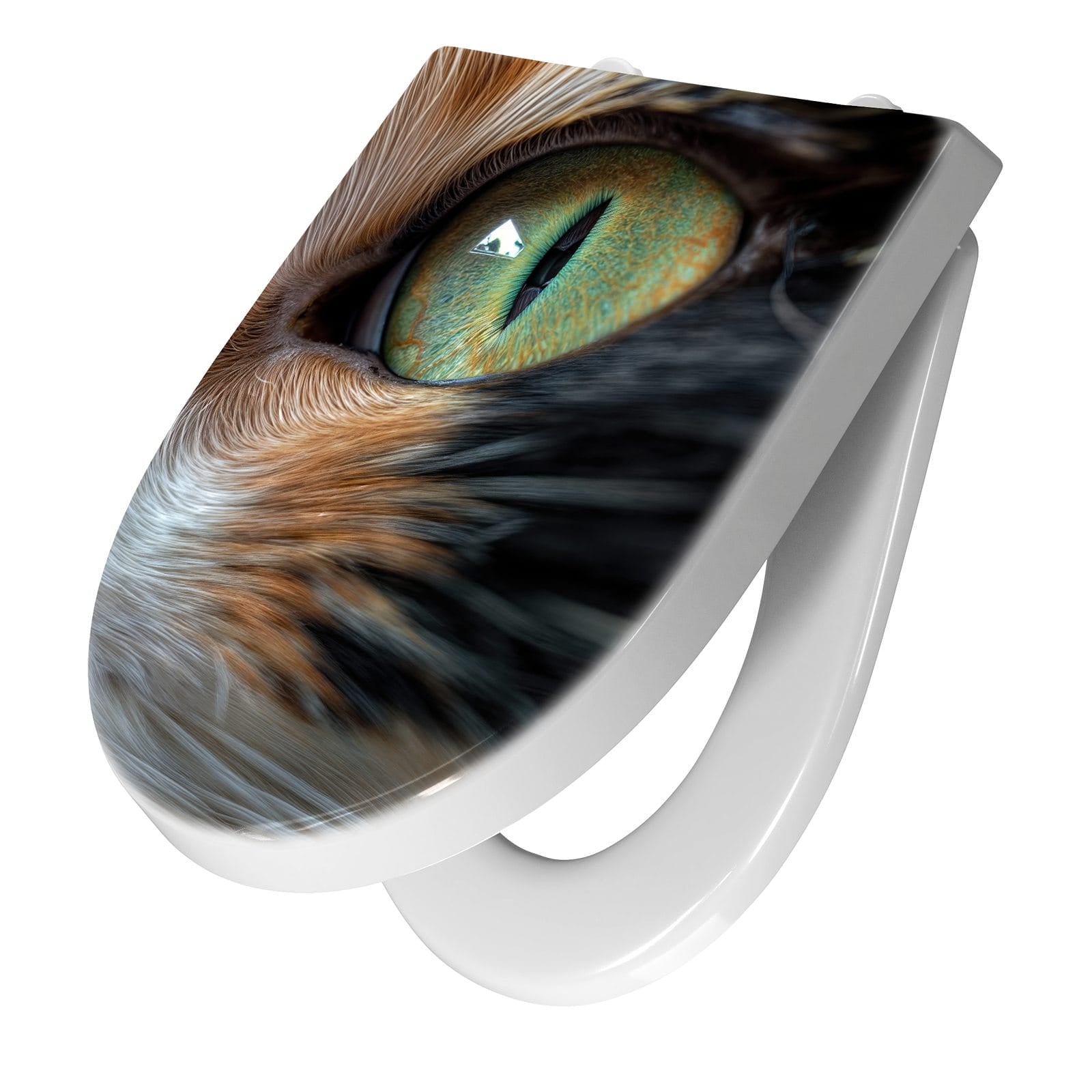 WC-Sitz mit Absenkautomatik Katzenaugen