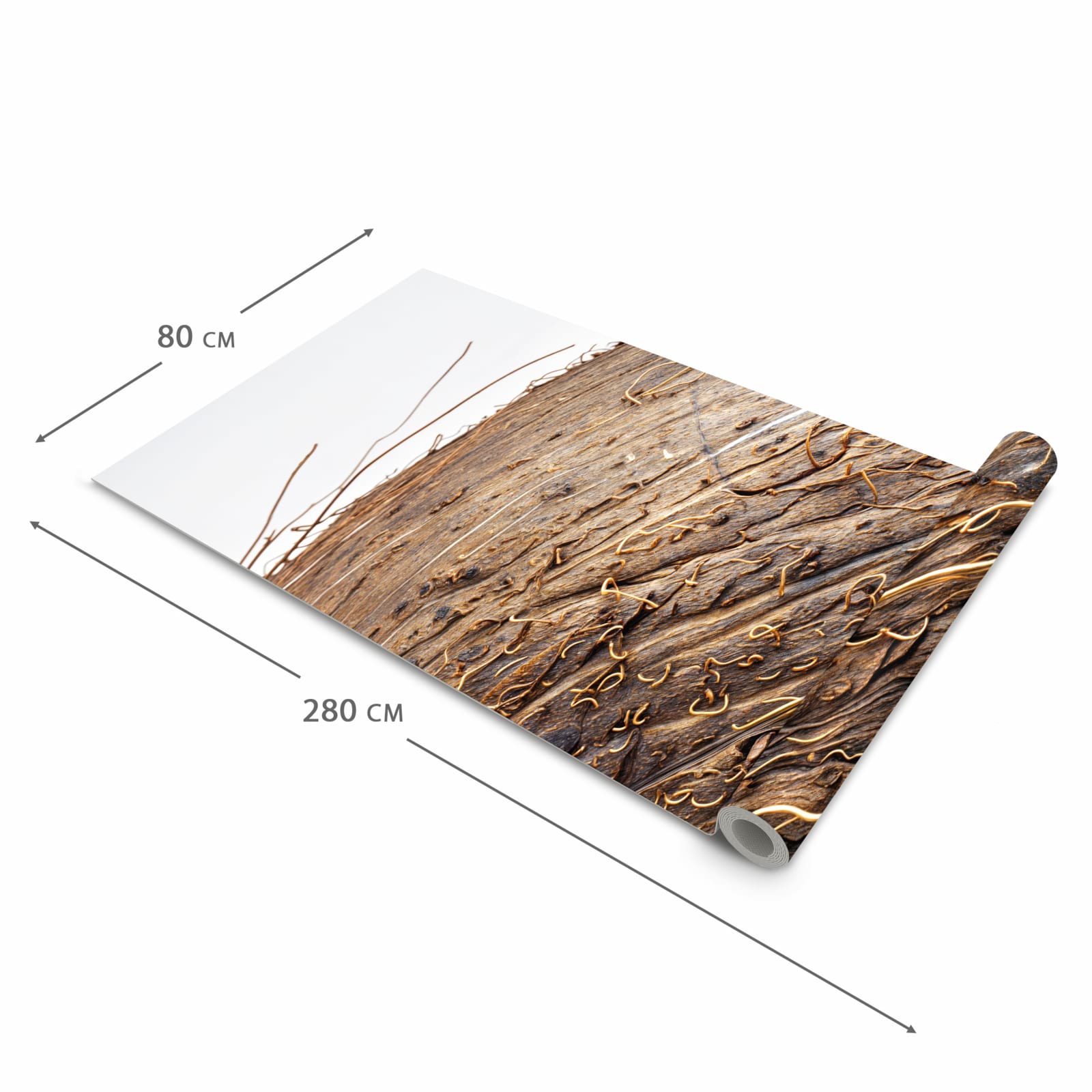 Farbbeständiger Küchenläufer mit Motiv Nuss Schale Detail in der Grösse 60x180 cm