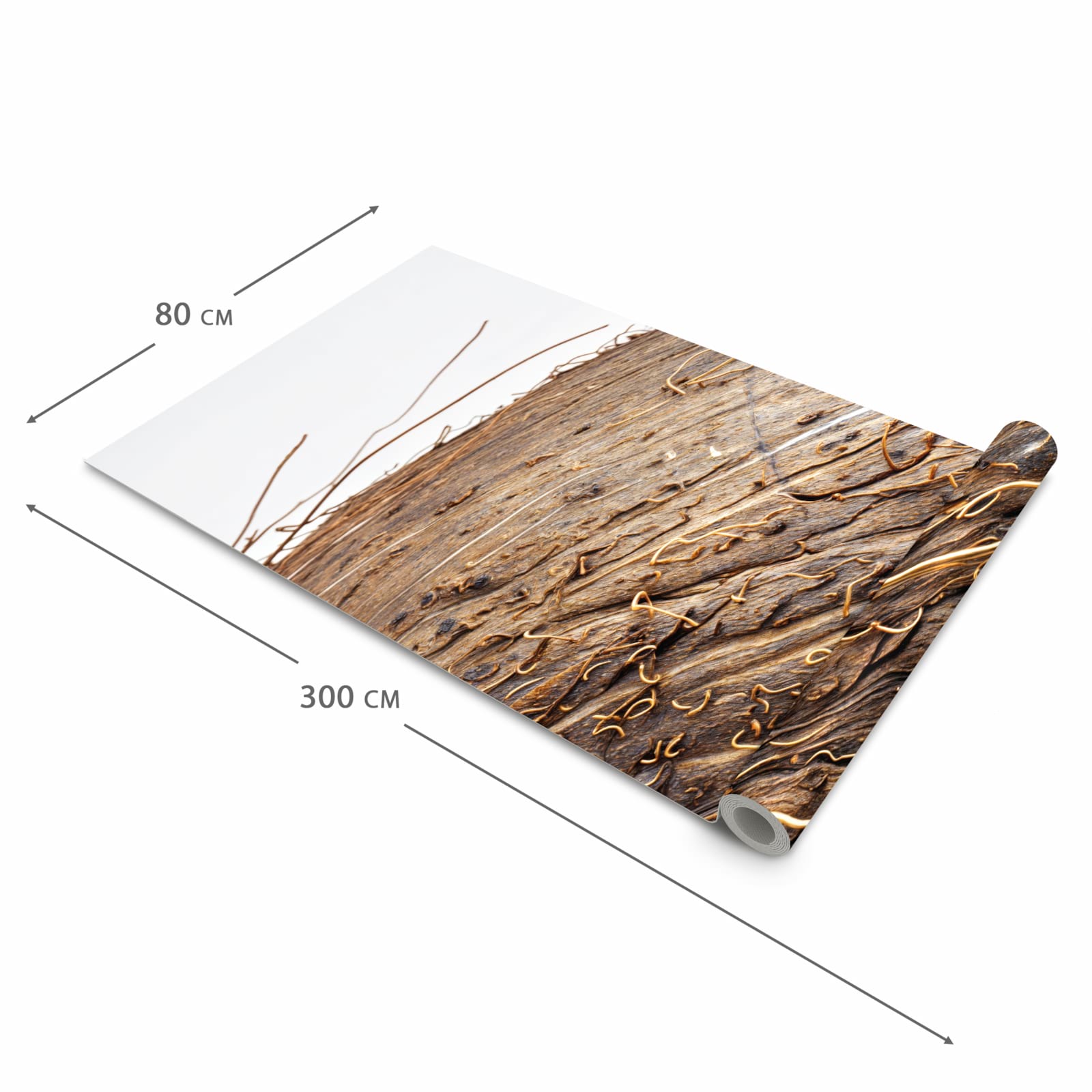 Formstabiler Küchenteppich mit Motiv Nuss Schale Detail in der Grösse 60x180 cm