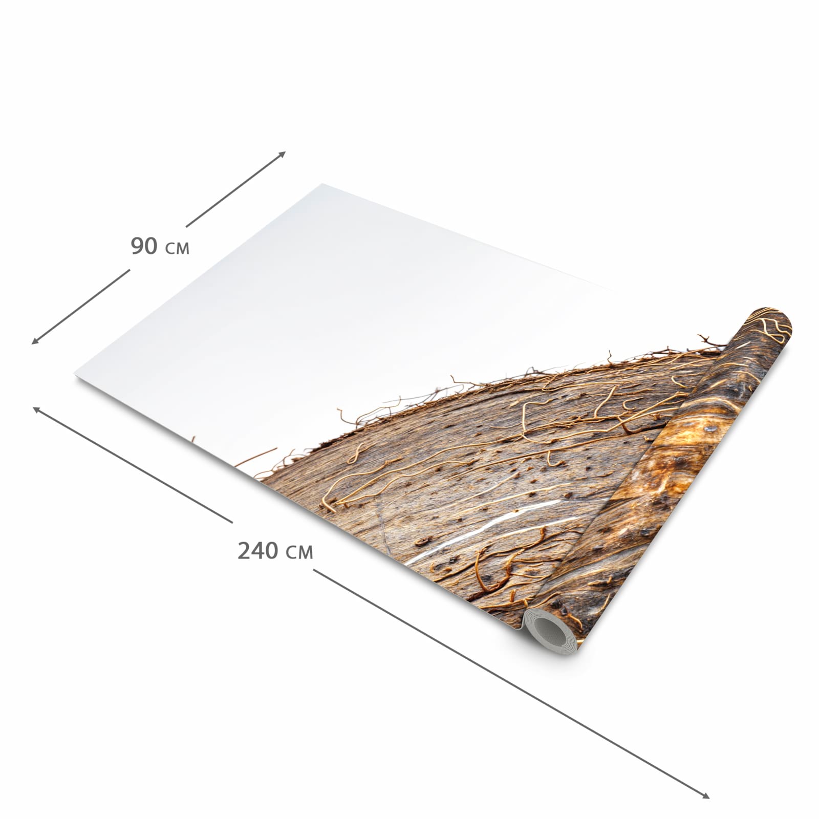 Zeitsparender Küchenteppich mit Motiv Nuss Schale Detail in der Grösse 60x180 cm