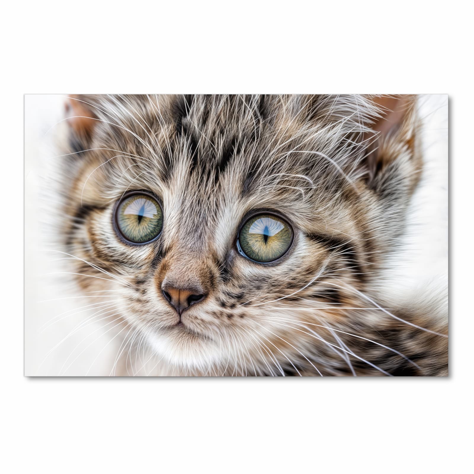 Küchenteppich mit Motiv Katzenjunges trittin in Frontansicht für Ordnung & Übersicht