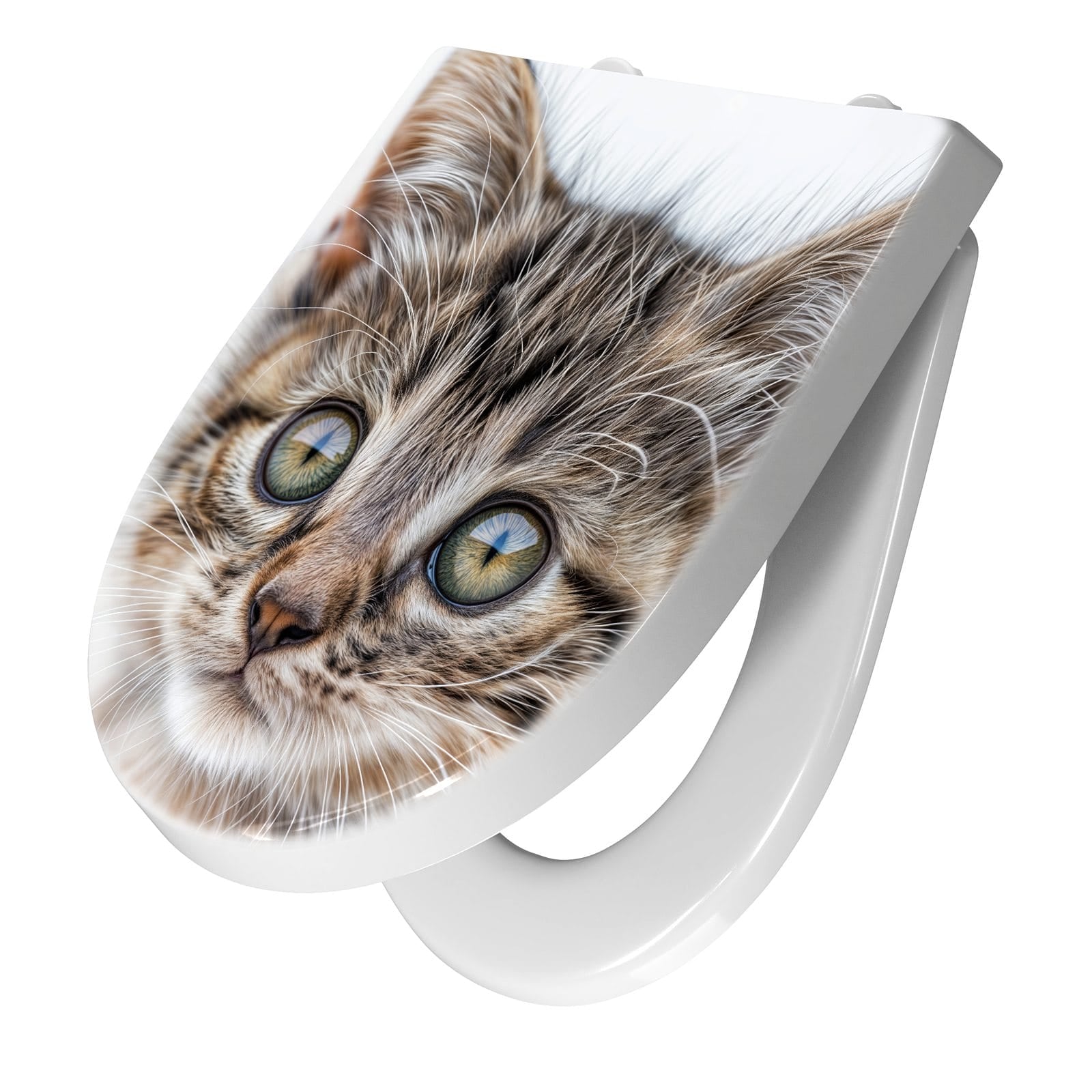 WC-Sitz mit Absenkautomatik Katzenjunges trittin