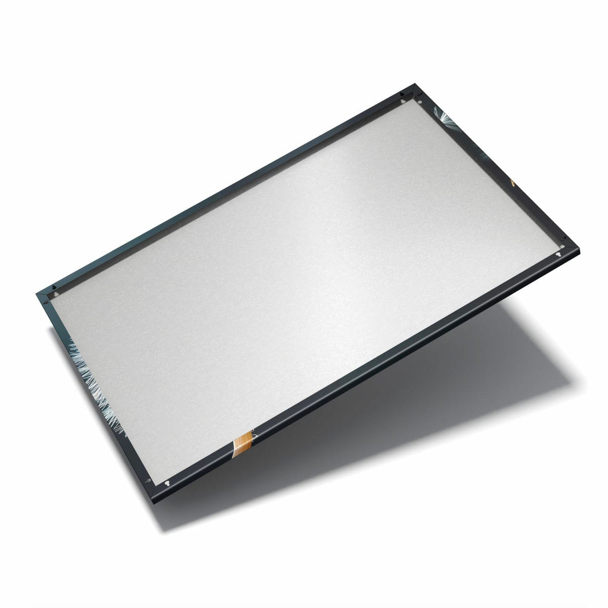 Nur 7 mm – liegt eng an der Wand – Metall Magnettafel - Fliegende Pusteblume