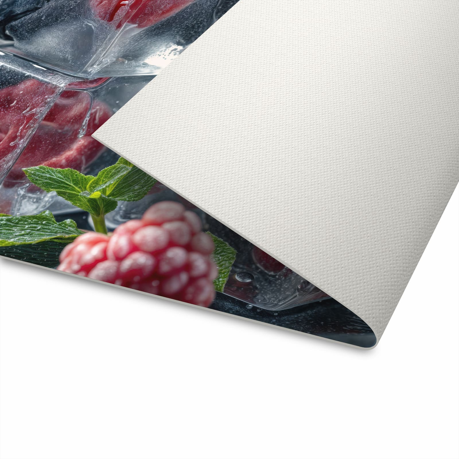 Feuchtigkeitsresistenter Küchenläufer mit Motiv Beeren von Gefrorene für die Unterseite