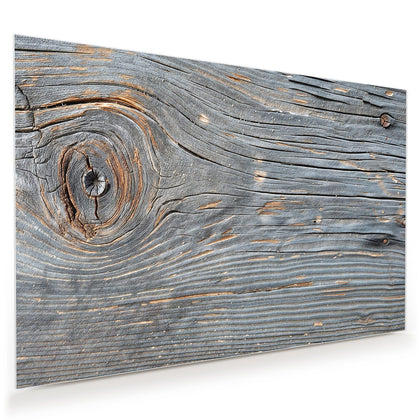 Wandbild mit dem Motiv Astloch im Altholz