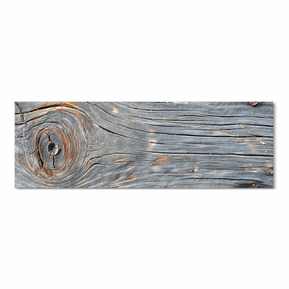 Hygienischer Küchenläufer mit Motiv Holzstruktur Vintage in Frontansicht