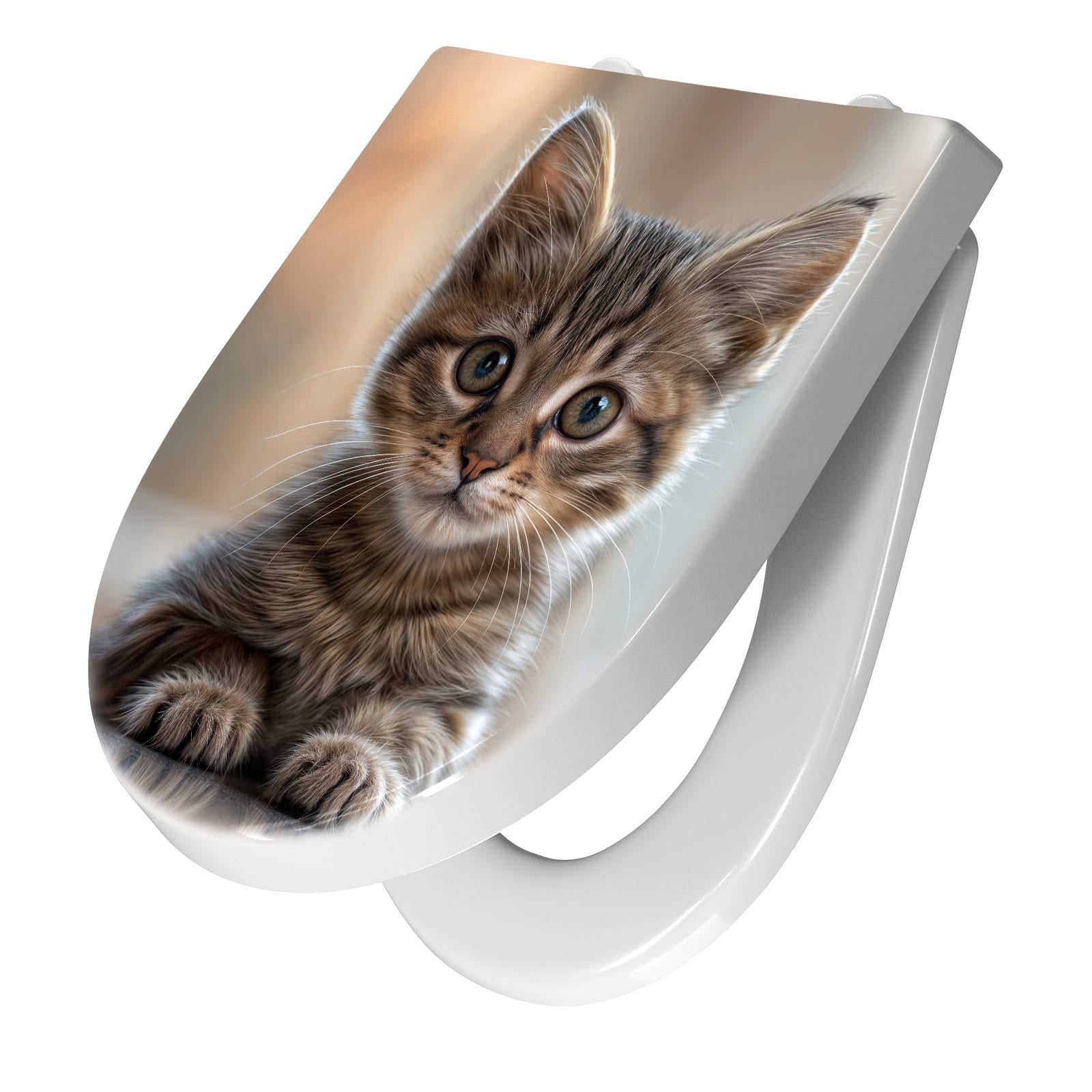 WC-Sitz mit Absenkautomatik Katzenjunges