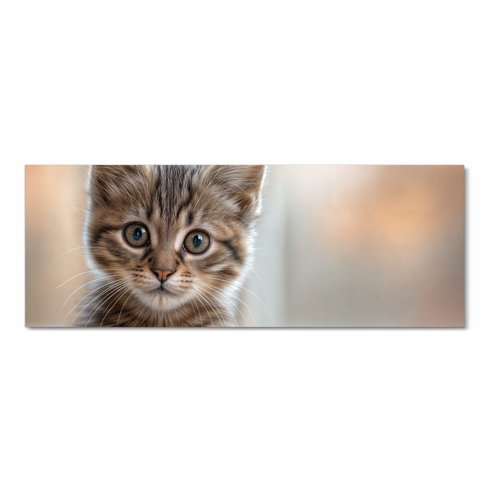 Komfortabler Küchenläufer mit Motiv Katzenjunges in Frontansicht