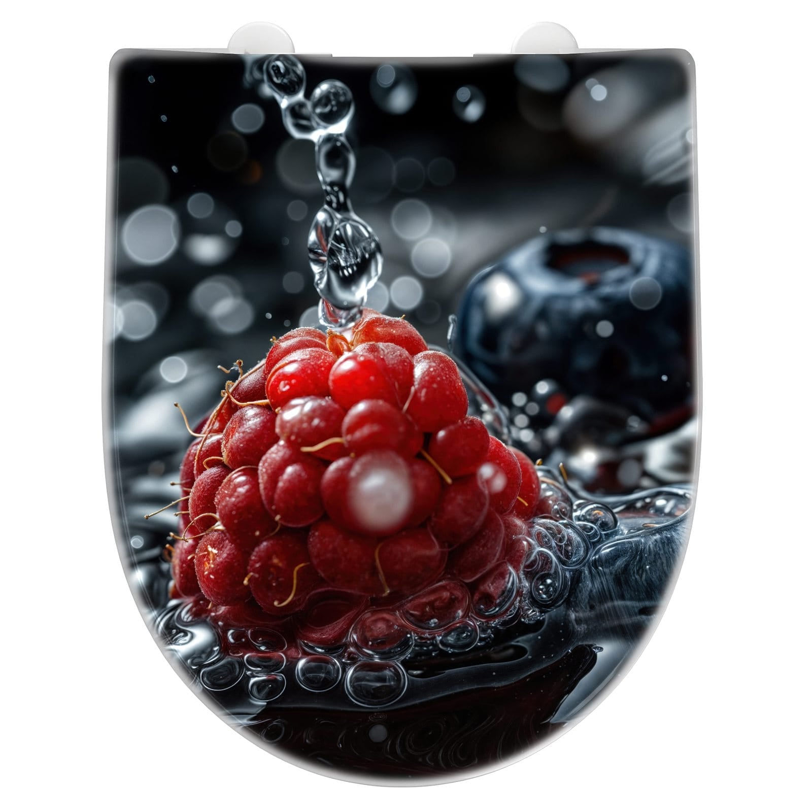 WC-Sitz mit Absenkautomatik Früchte im Wasser