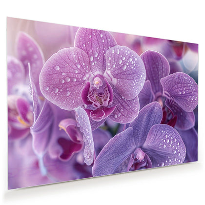 Wandbild mit dem Motiv Orchideenblüten