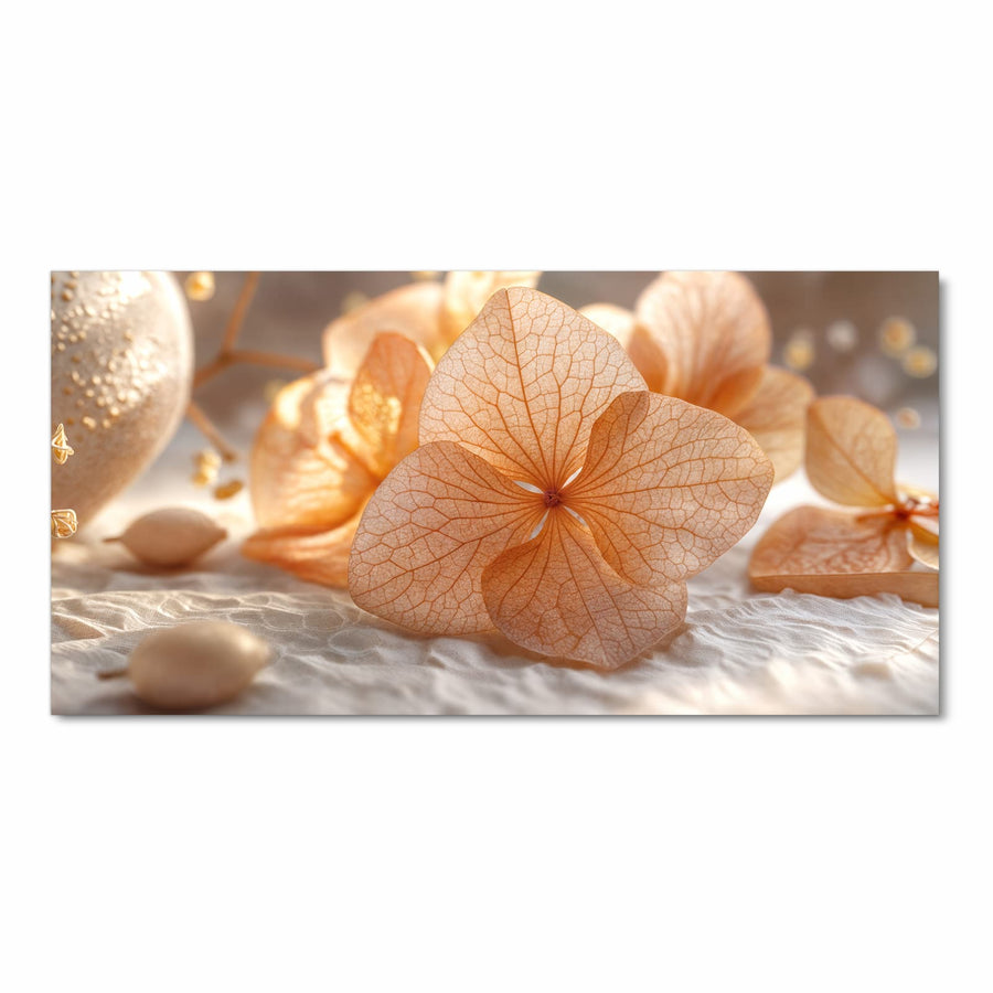 Maße Küchenläufer - Hortensie in Apricot