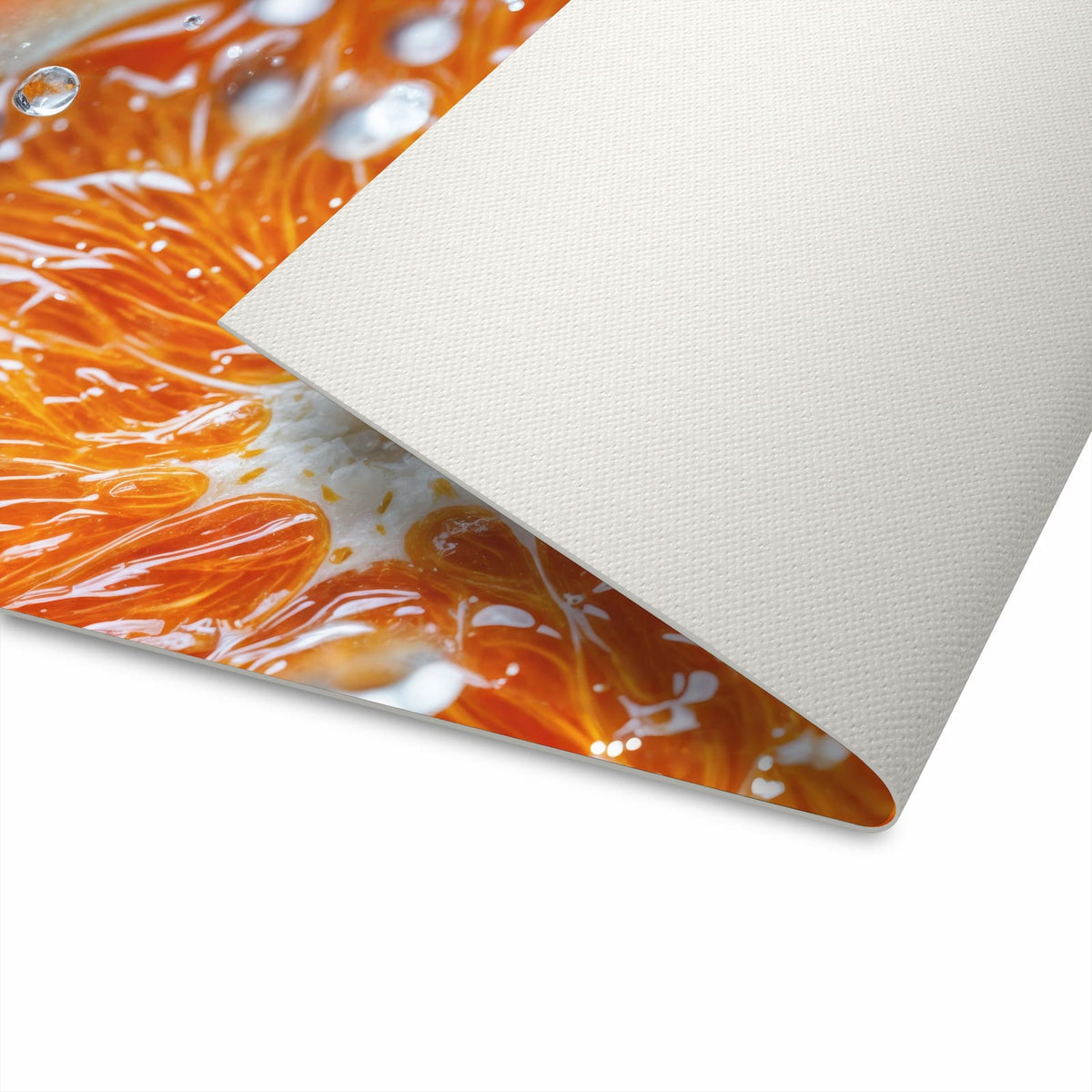 Rutschfester Küchenteppich mit Motiv Orangenscheibe Spritz für sicheren Stand