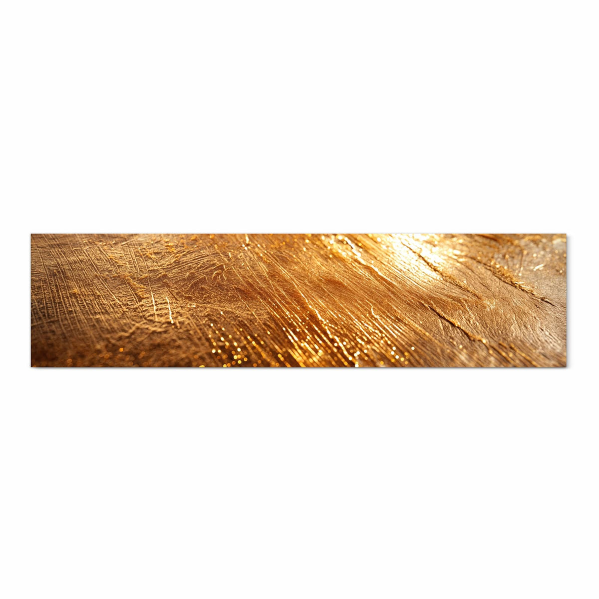 Rutschfester Küchenteppich mit Motiv Goldene Textur in Frontansicht, abwaschbar