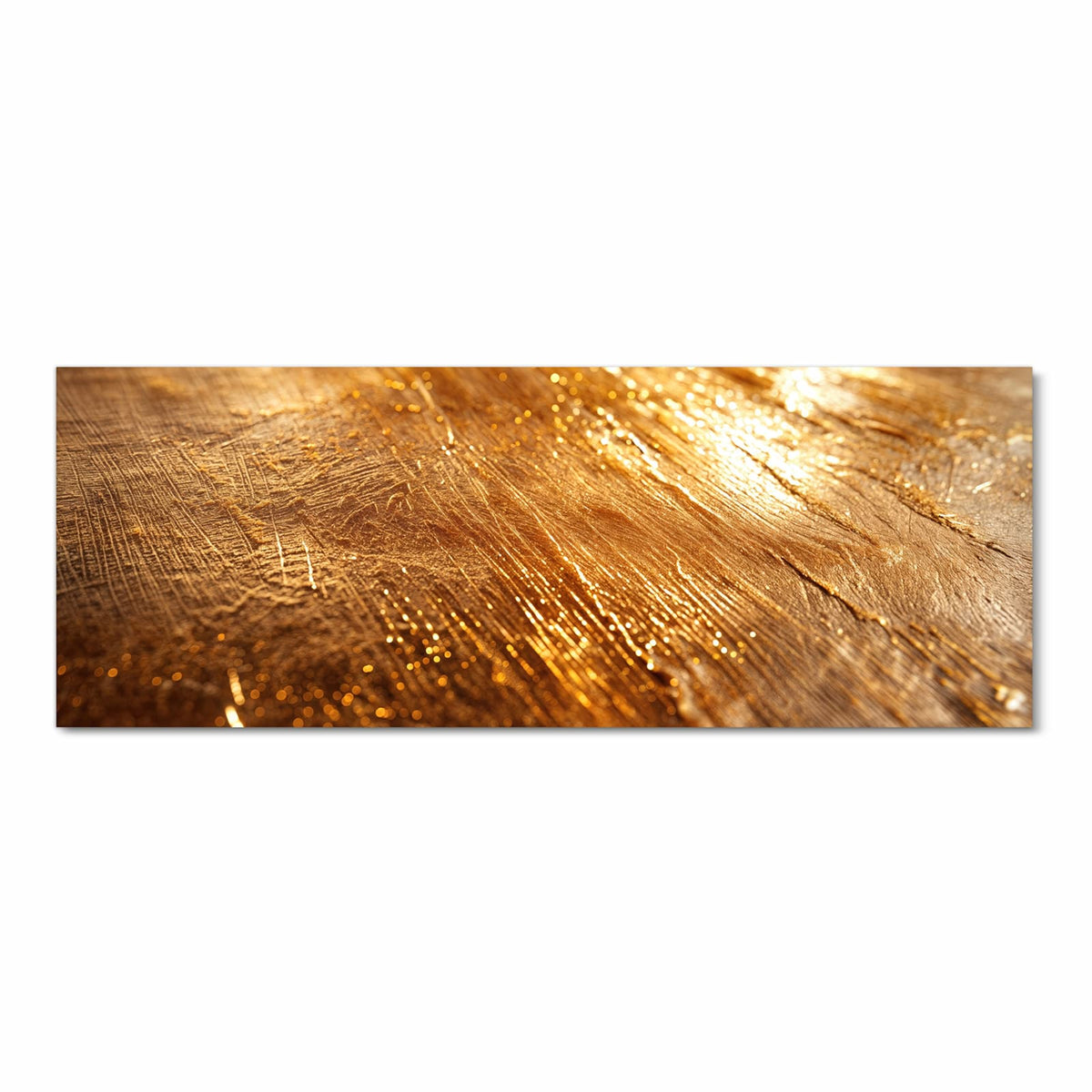 Küchenteppich mit Motiv Goldene Textur in Frontansicht für sichere Aufbewahrung