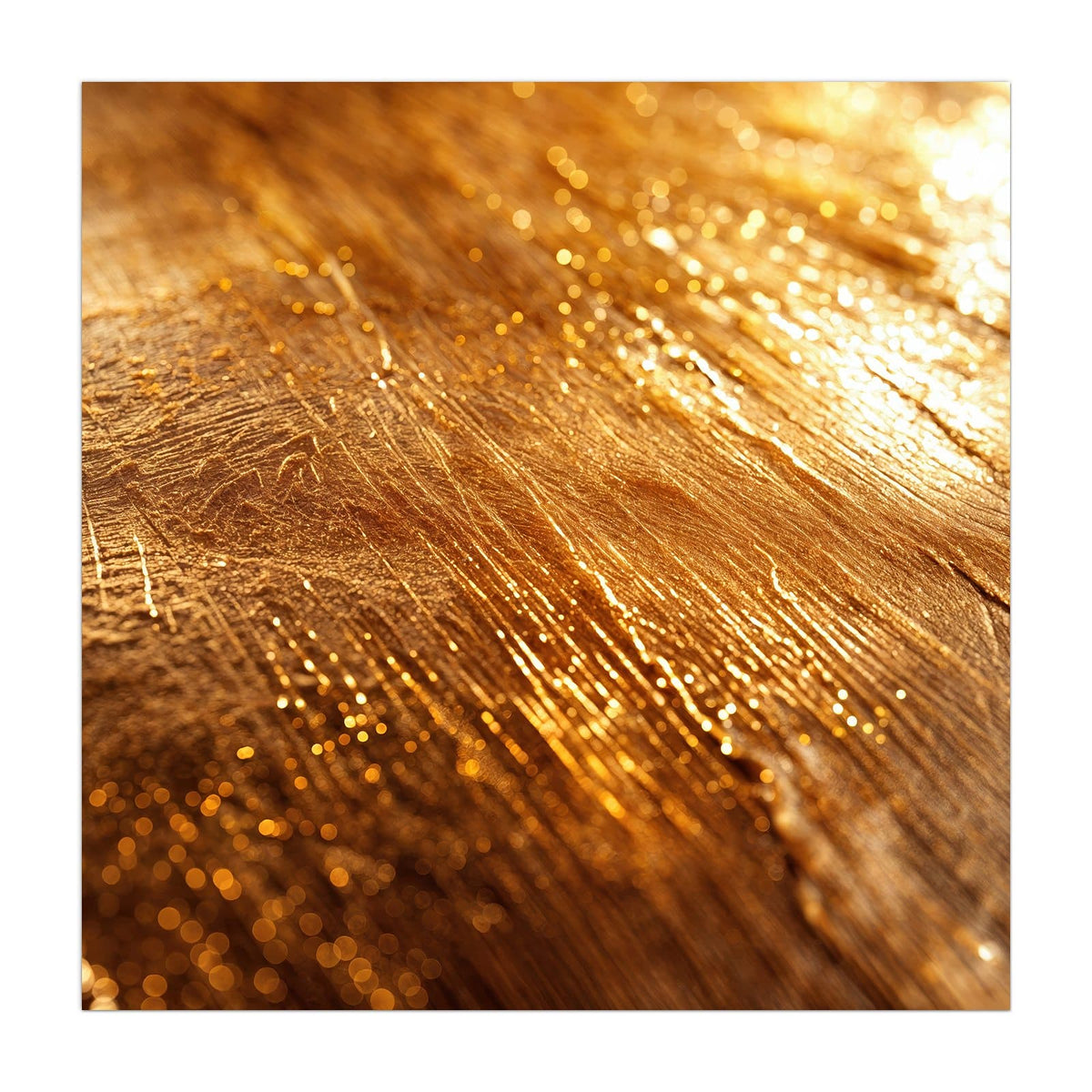 Küchenrückwand aus Glas Schimmerndes Gold im quadratischen Format, Motiv bildfüllend von vorn #grösse_40 x 40 cm #grösse_50 x 50 cm #grösse_60 x 60 cm