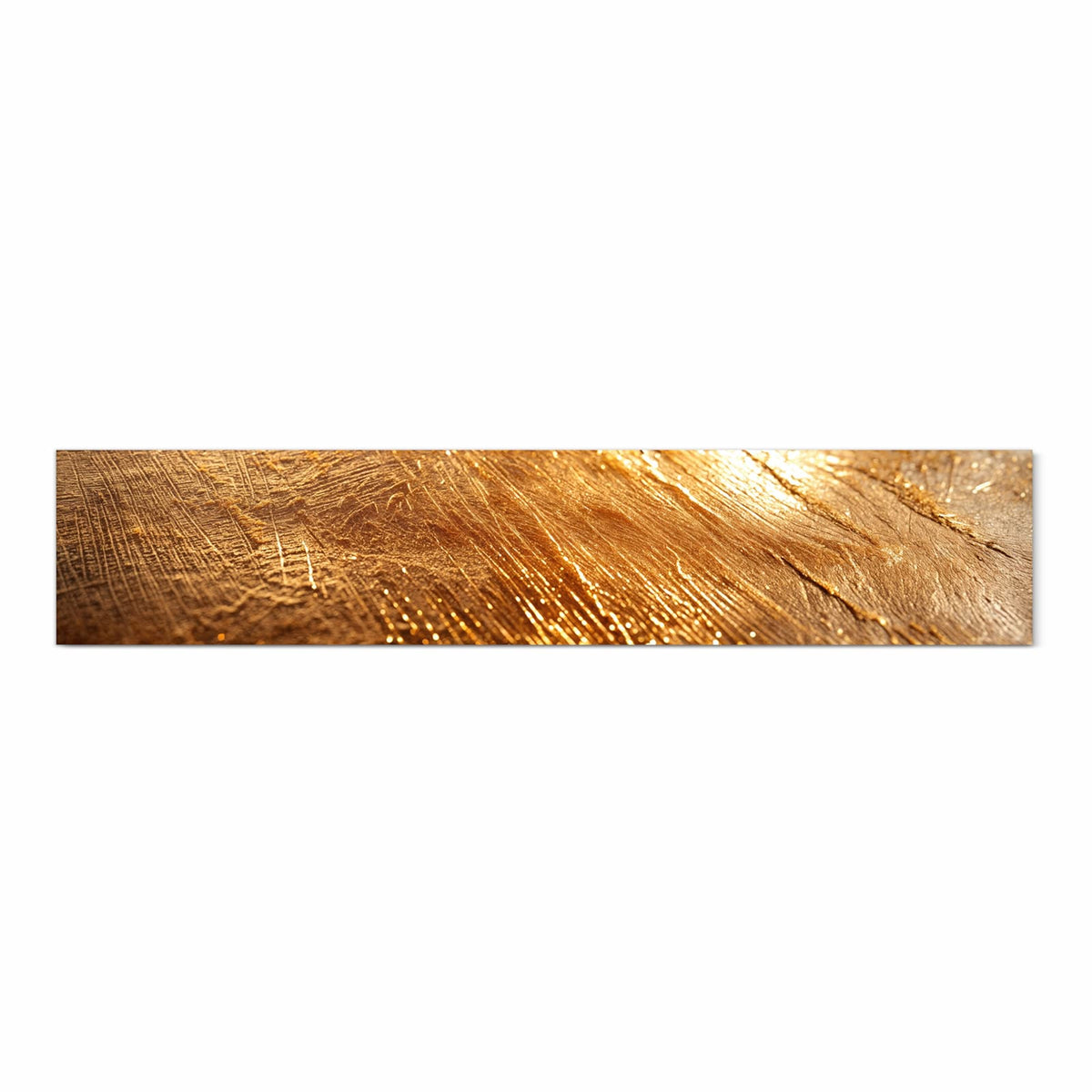 Bodenschonender Küchenteppich mit Motiv Goldene Textur in Frontansicht
