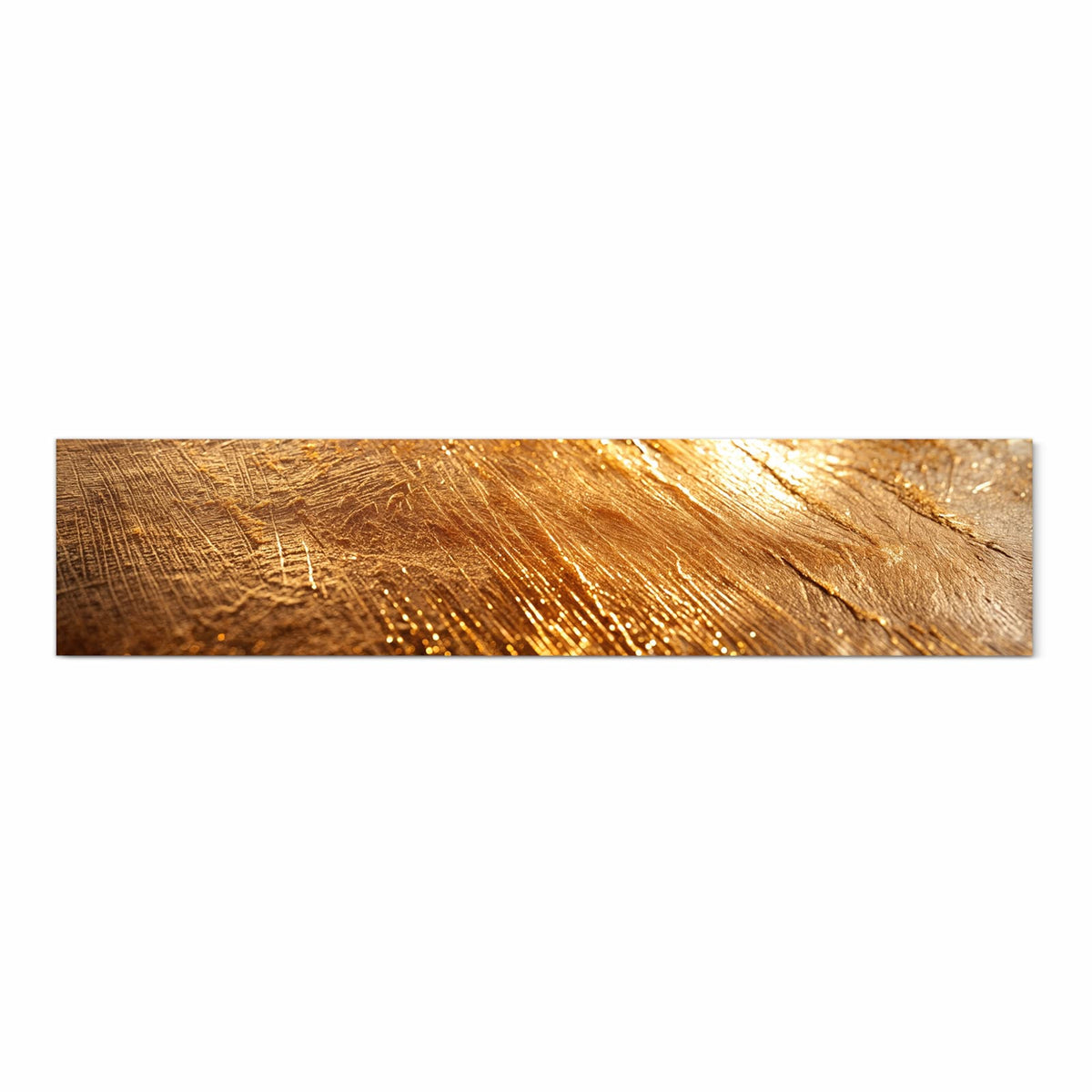 Feuchtigkeitsresistenter Küchenteppich mit Motiv Goldene Textur in Frontansicht