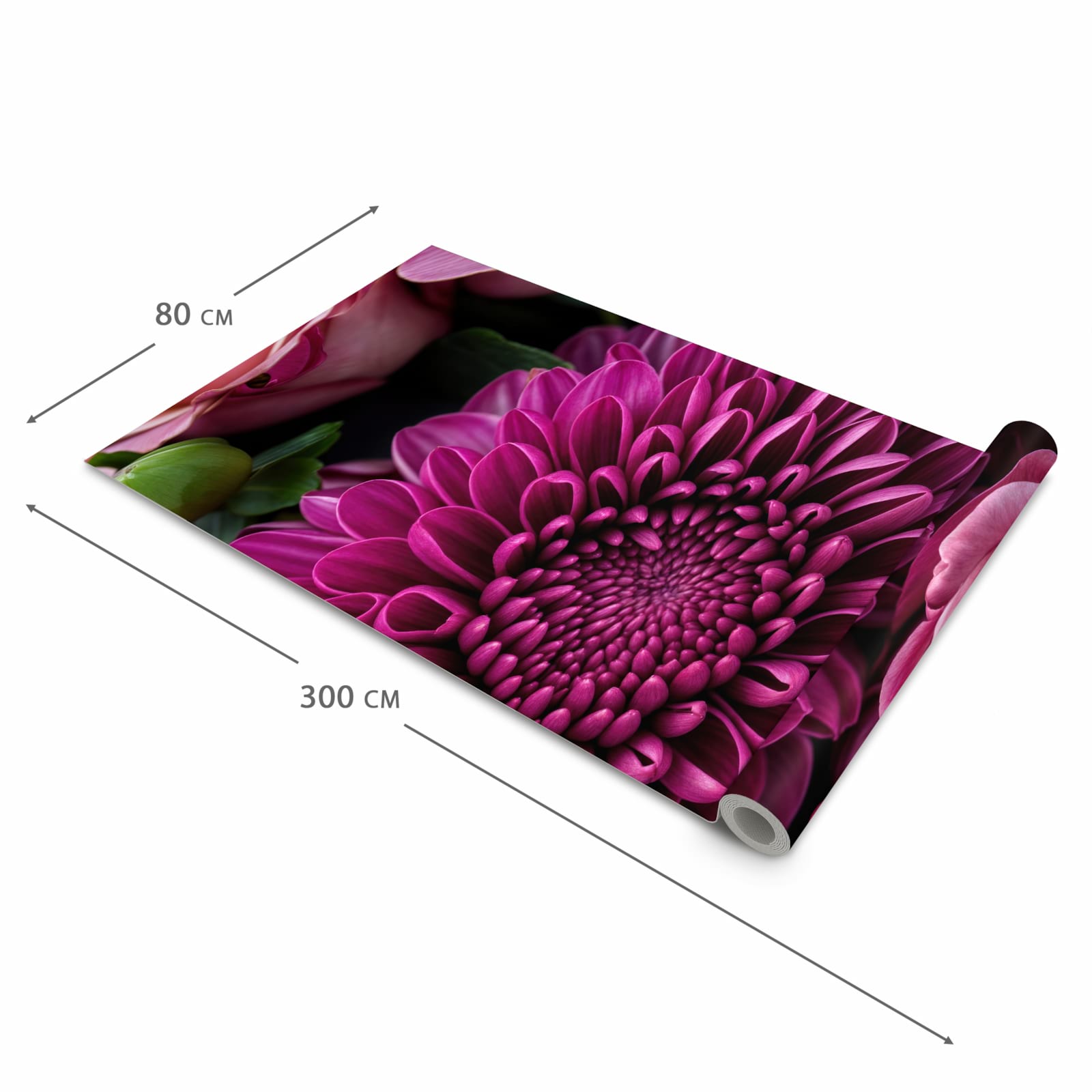 Langlebiger Teppich für die Küche mit Motiv Stille Blumenarrangement in der Grösse 90x180 cm