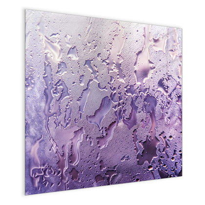 Magnettafel mit dem Motiv Kondenstropfen in Lila