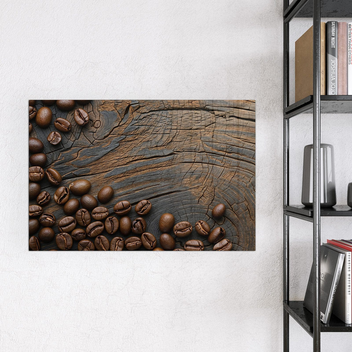 9 Größen – von 30 × 30 bis 120 × 90 cm – Magnettafel - Bohnenrahmen auf Holz