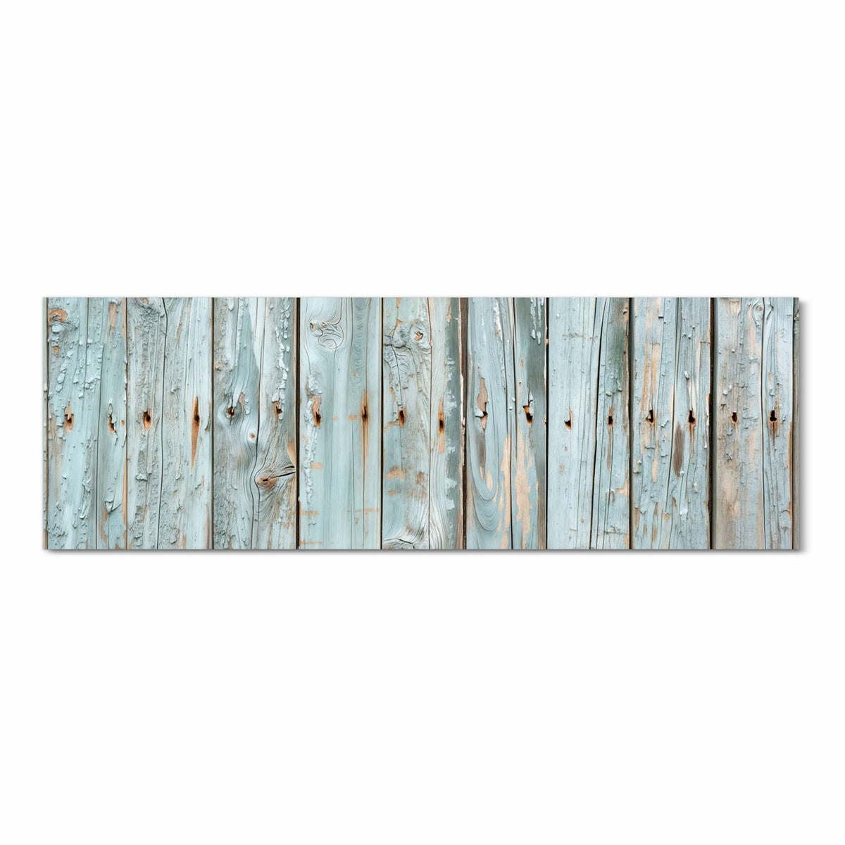 Flacher waschbarer Küchenteppich mit Motiv Holz von Verwittertes in Frontansicht