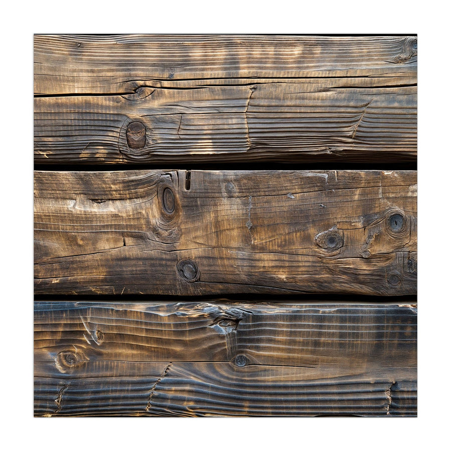 Maße Küchenrückwand Alte Holzbalken aus Glas