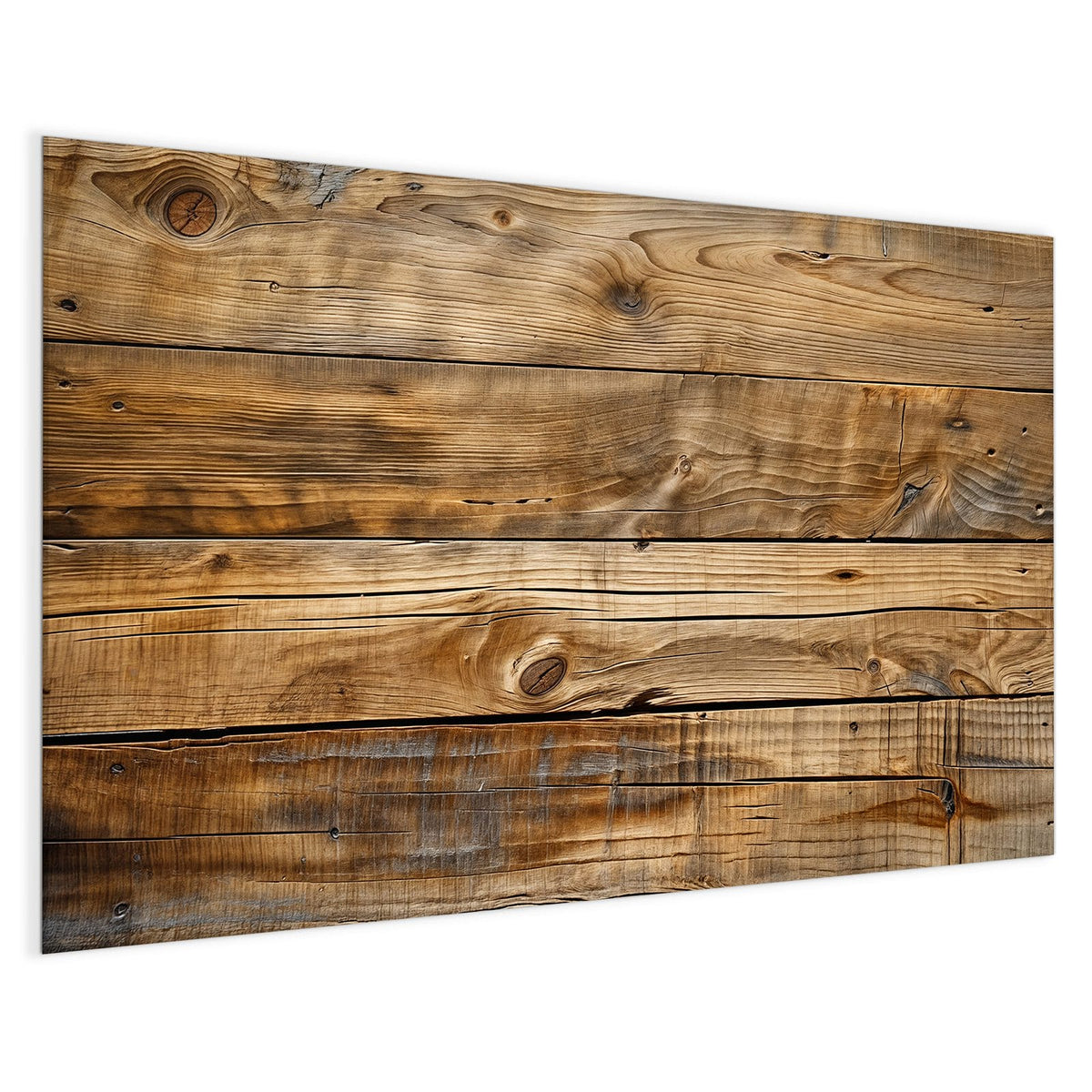4 mm Glas statt lackiertem Blech – Magnettafel - Goldbraune Maserung
