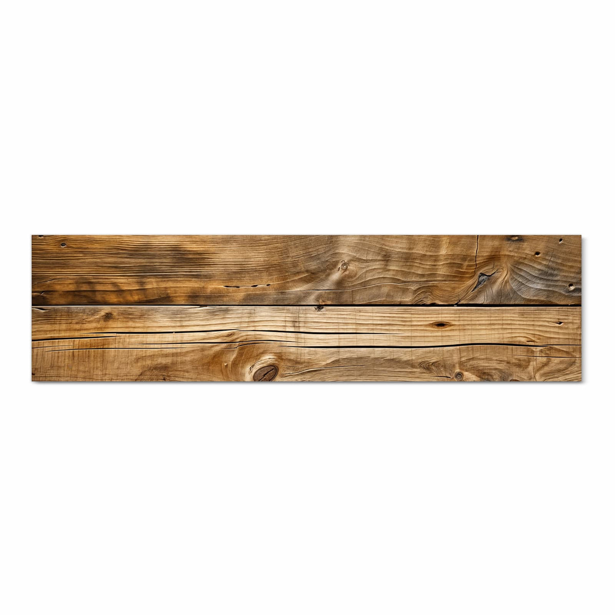 Geräuschdämpfender Küchenteppich mit Motiv Holzdielenmaserung in Frontansicht