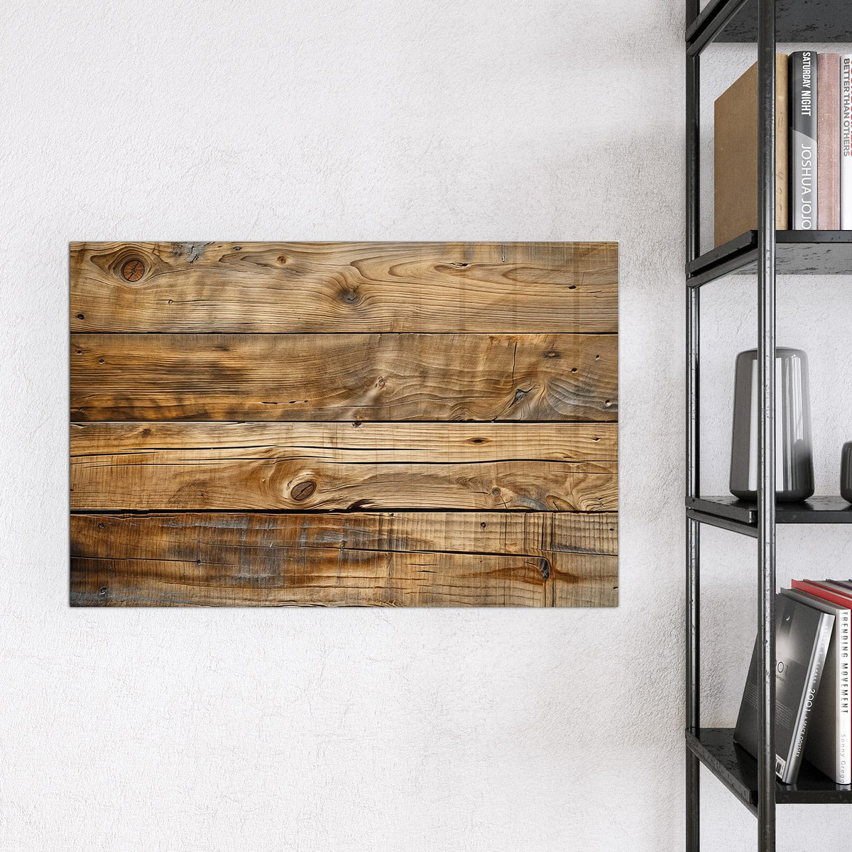 9 Größen – von 30 × 30 bis 120 × 90 cm – Magnettafel - Goldbraune Maserung