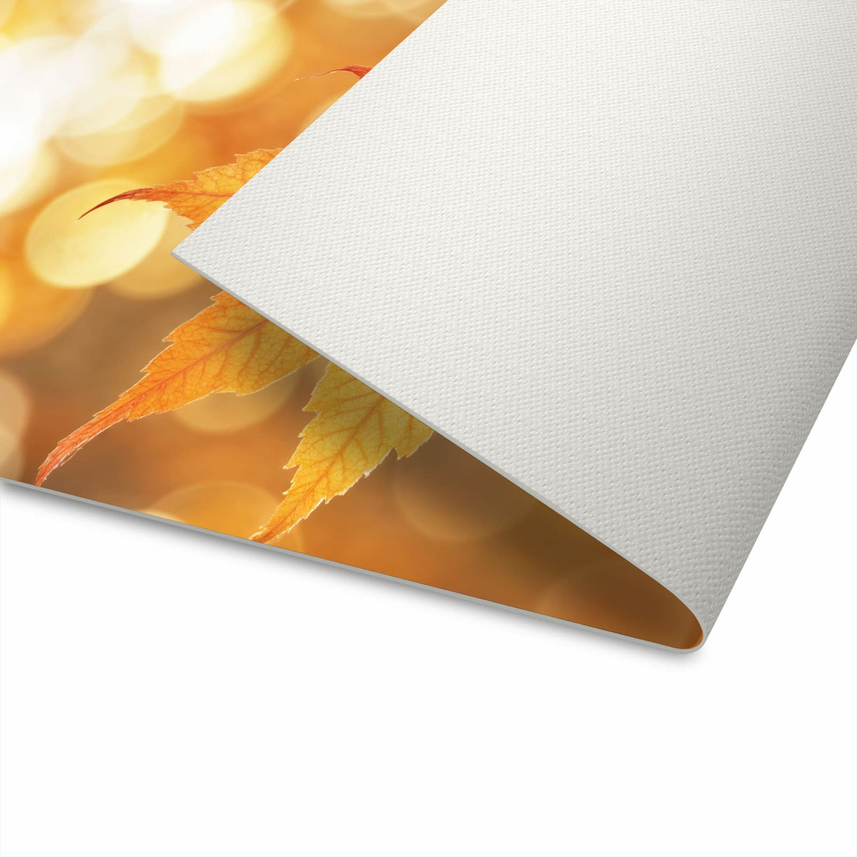 Pflegeleichter Küchenteppich mit Motiv Herbstlich Glitzernd in der Unterseite