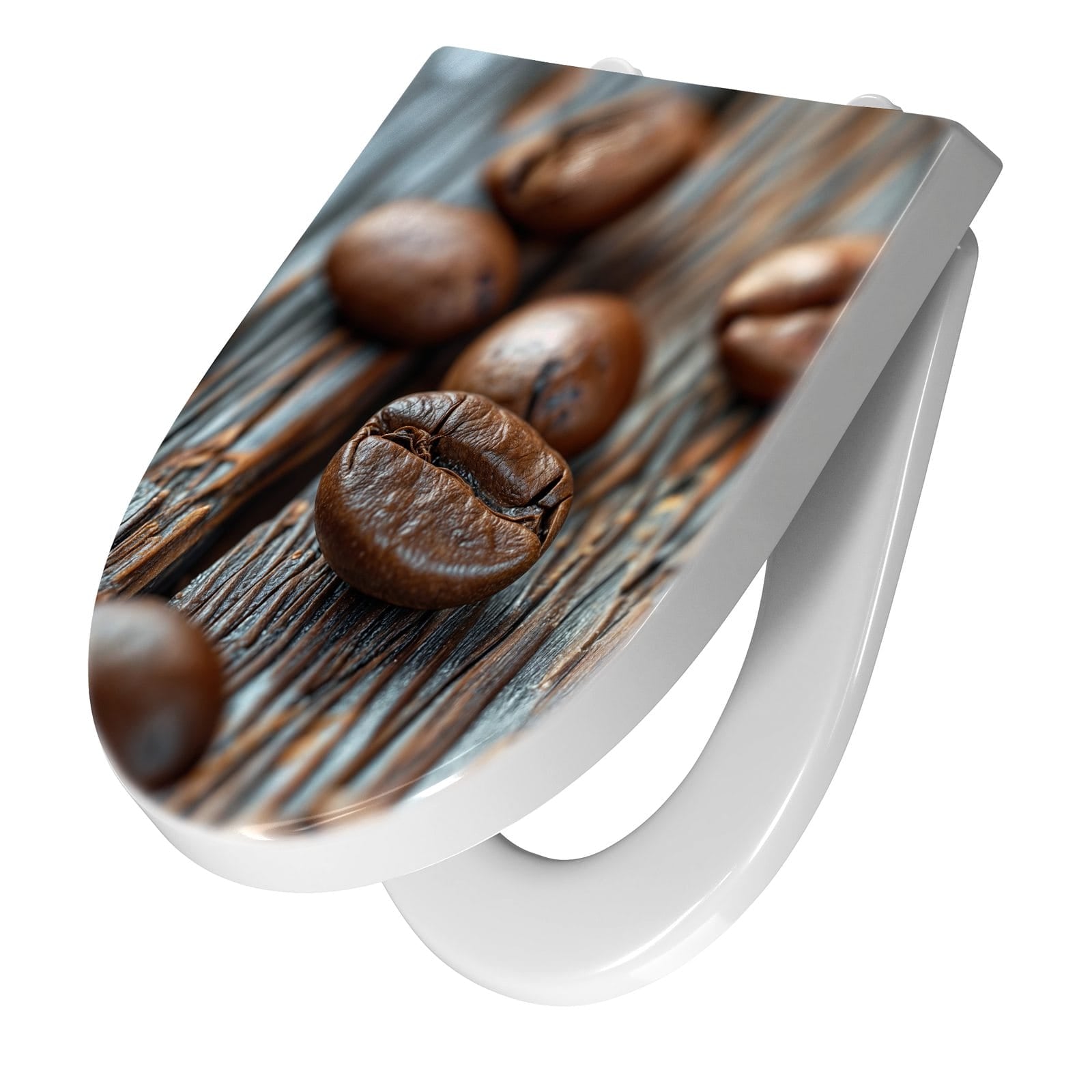 WC-Sitz mit Absenkautomatik Sanfte Kaffeebohnen