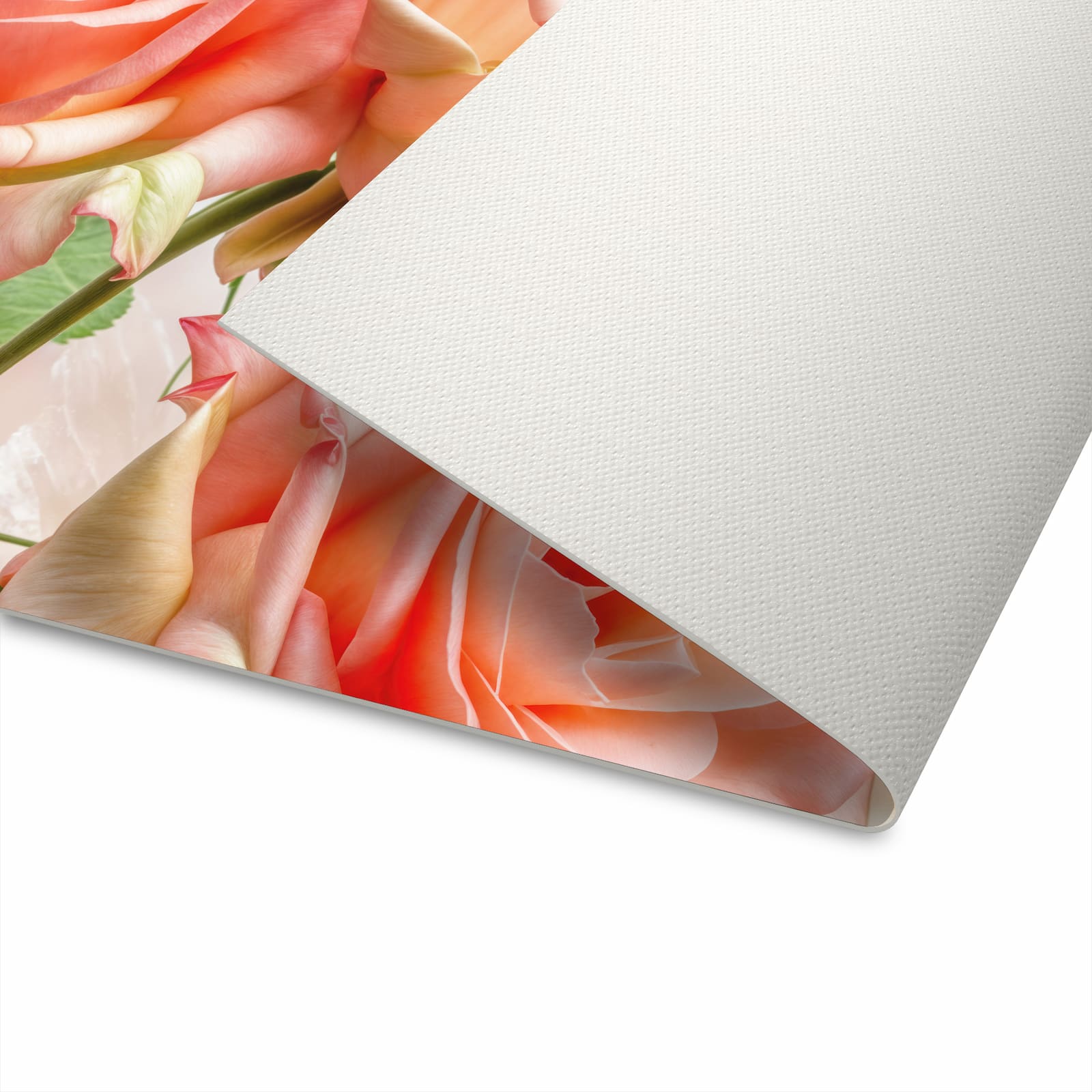 Rutschfester Küchenteppich mit Motiv Rosen Bouquet für komfortables Stehen