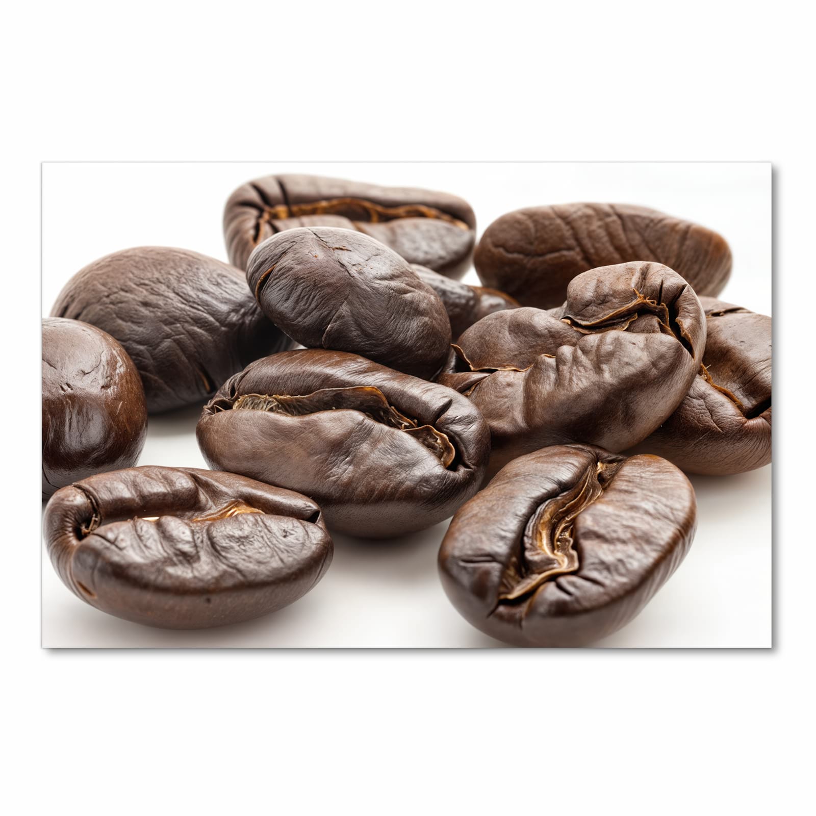 Abriebfester Küchenteppich mit Motiv Stille Kaffeebohnen in der Küche - Frontansicht