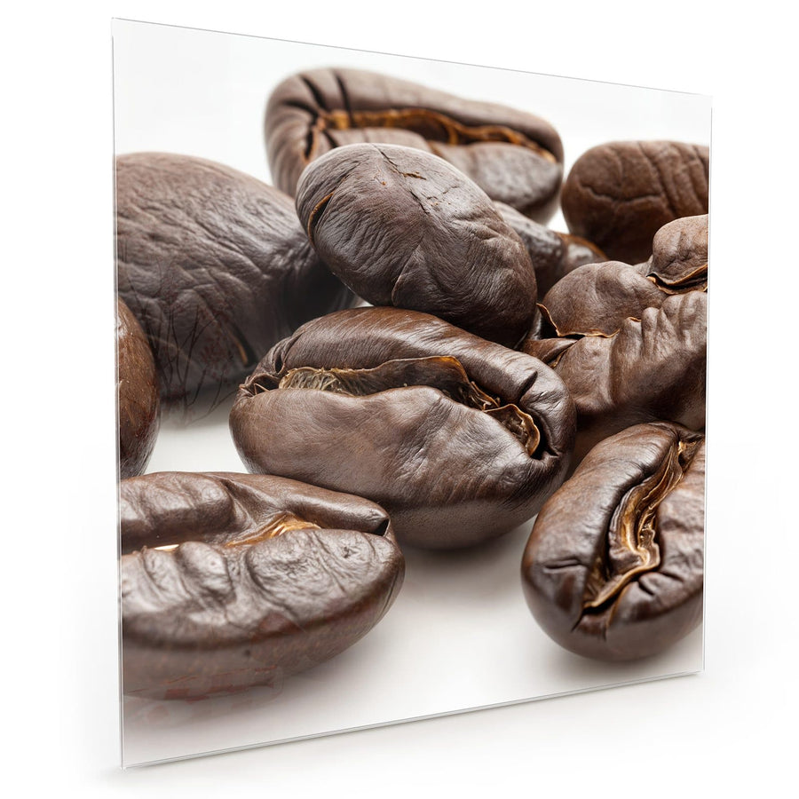 Maße Küchenrückwand Geröstete Kaffeebohnen aus Glas