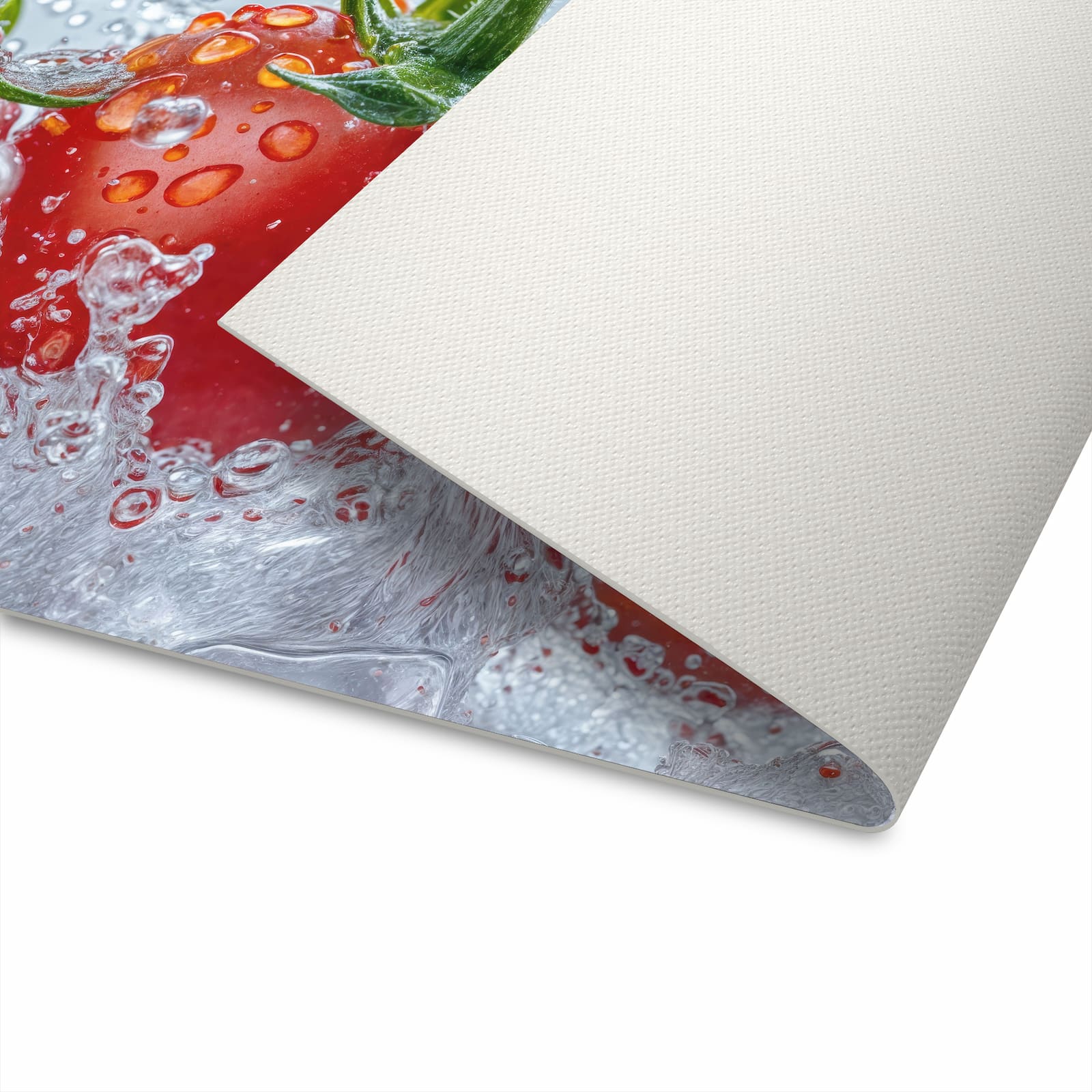 Formstabiler Läufer mit Motiv Wassertomaten für rutschfesten Halt im Flur