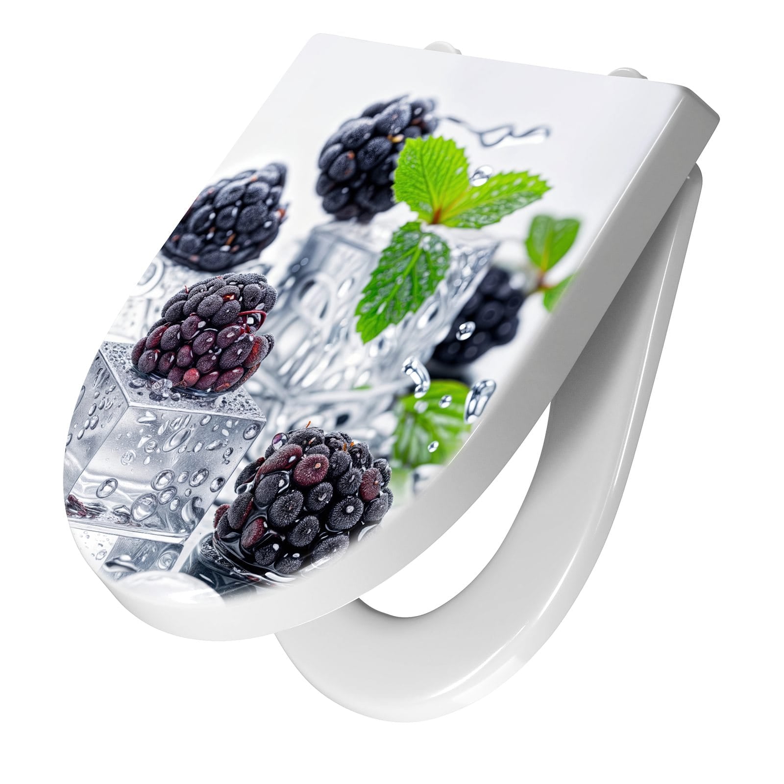 WC-Sitz mit Absenkautomatik Brombeeren Eiskalt