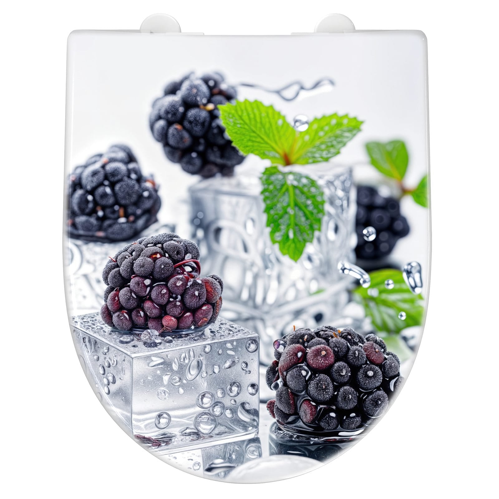 WC-Sitz mit Absenkautomatik Brombeeren Eiskalt