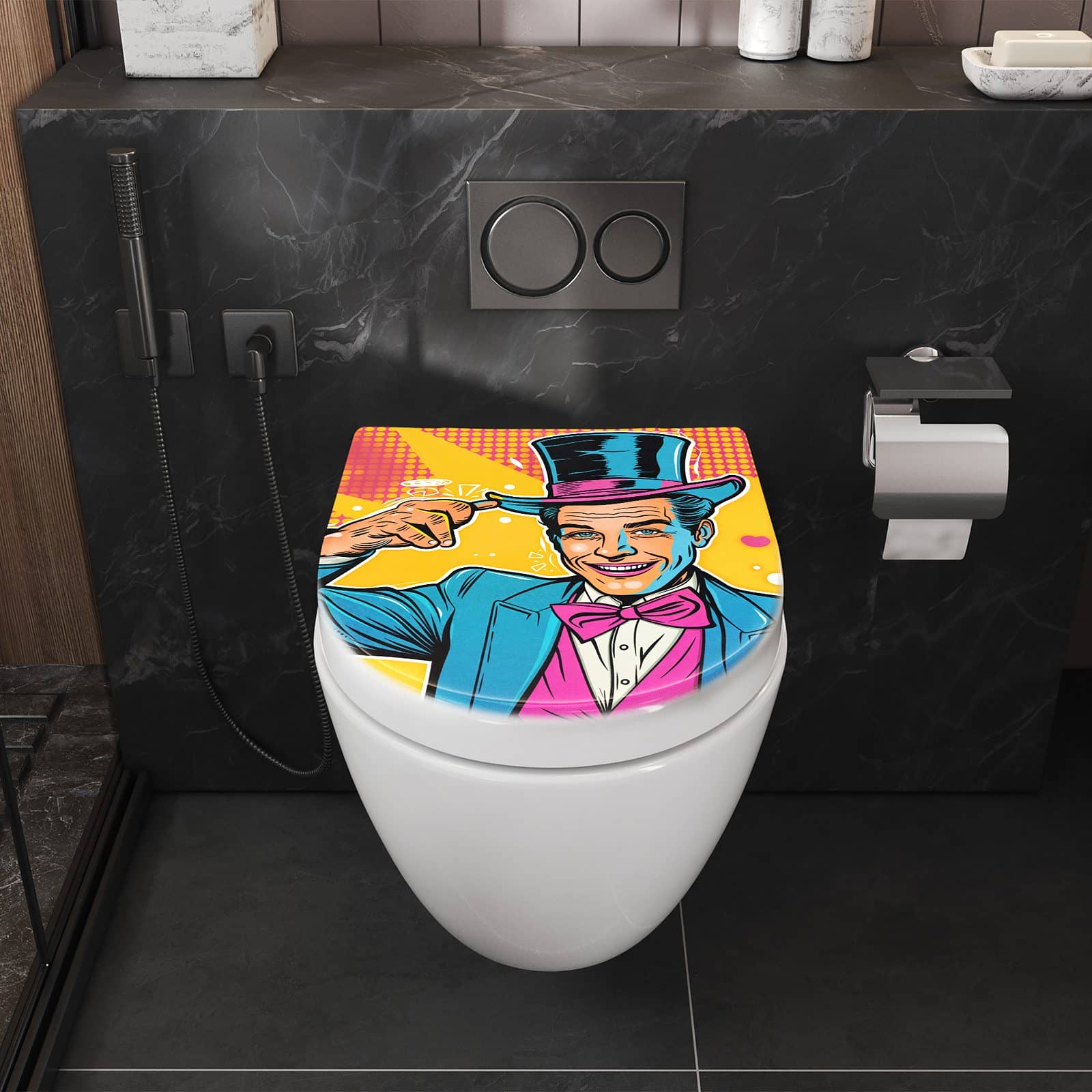 WC-Sitz mit Absenkautomatik Zauberer Mit Hase