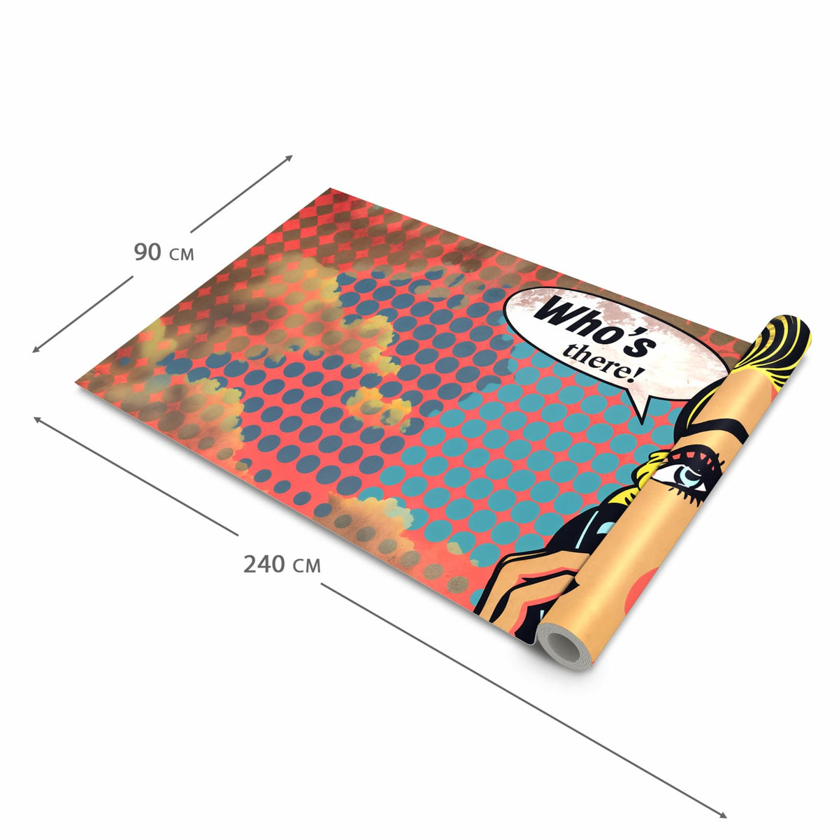 Komfortabler Küchenläufer nach Maß mit Motiv Telefonierende Frau in der Größe 80x280 cm