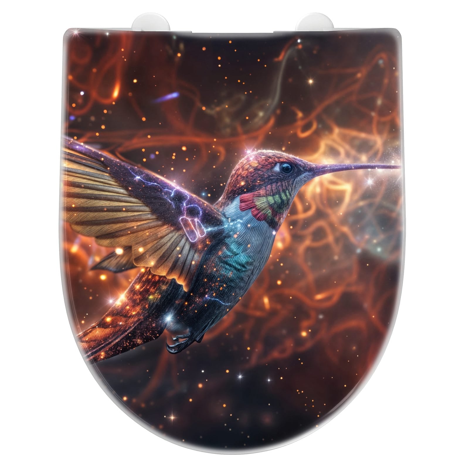 WC-Sitz mit Absenkautomatik Schimmernder Kolibri