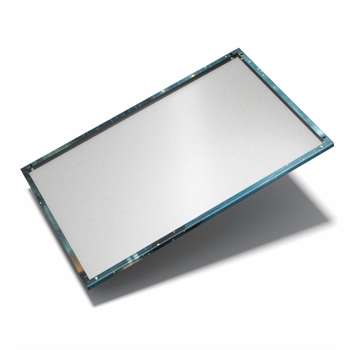 Nur 7 mm – liegt eng an der Wand – Metall Magnettafel - Mädchen im Regen