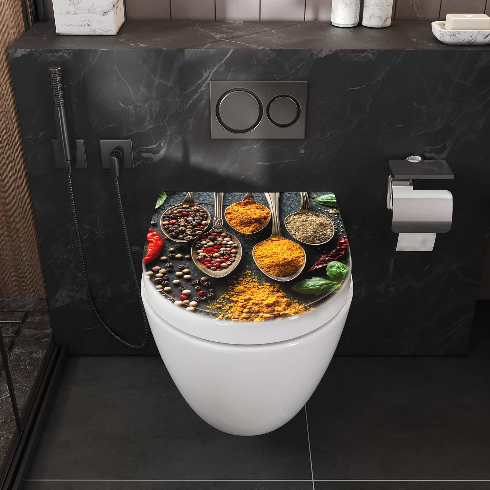 WC-Sitz mit Absenkautomatik Küchengewürze