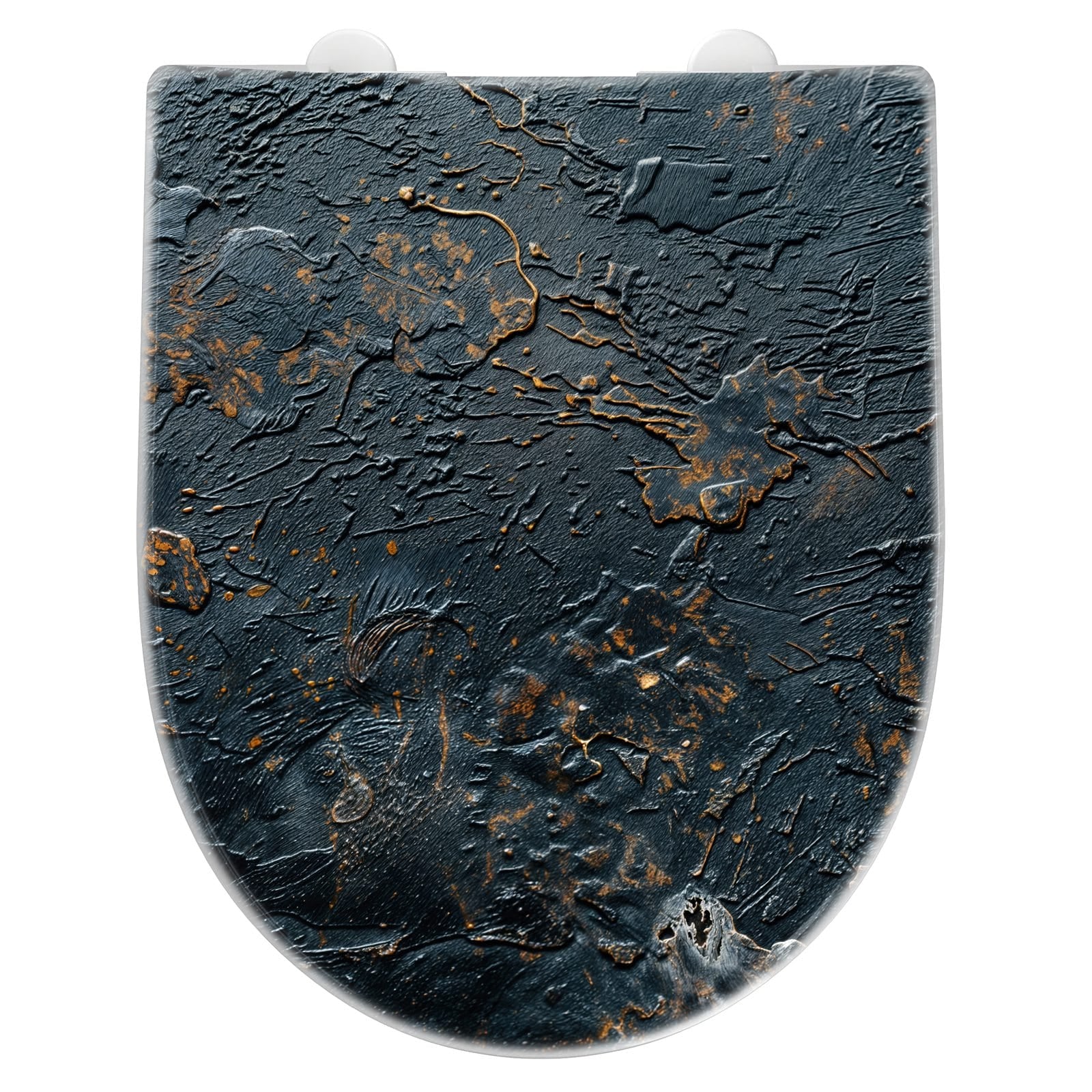 WC-Sitz mit Absenkautomatik Abstrakte Struktur