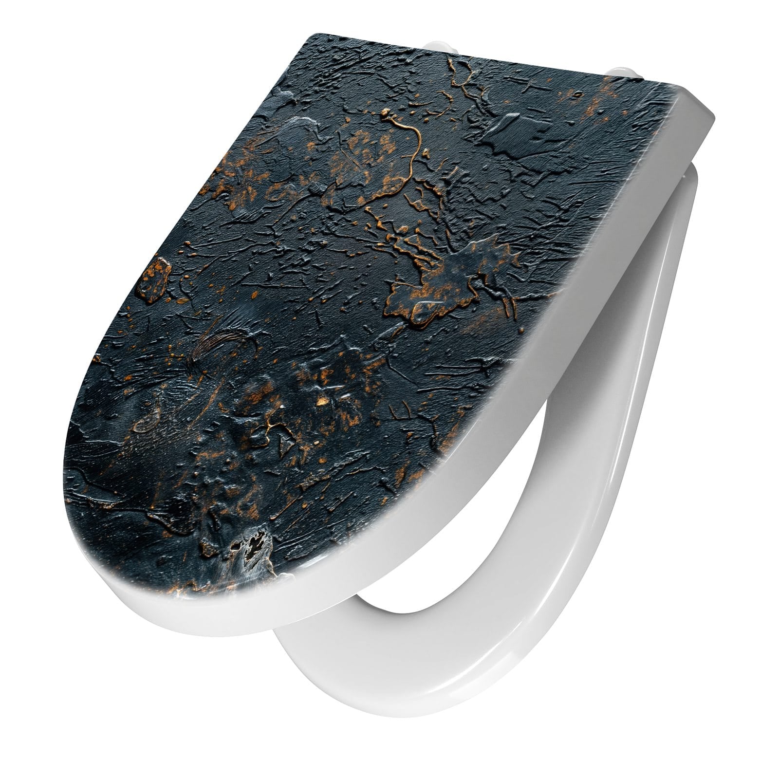 WC-Sitz mit Absenkautomatik Abstrakte Struktur