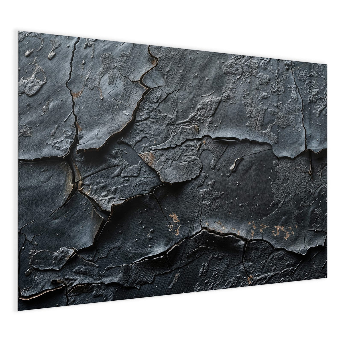 4 mm Glas statt lackiertem Blech – Glas Magnettafel - Risse in Anthrazit