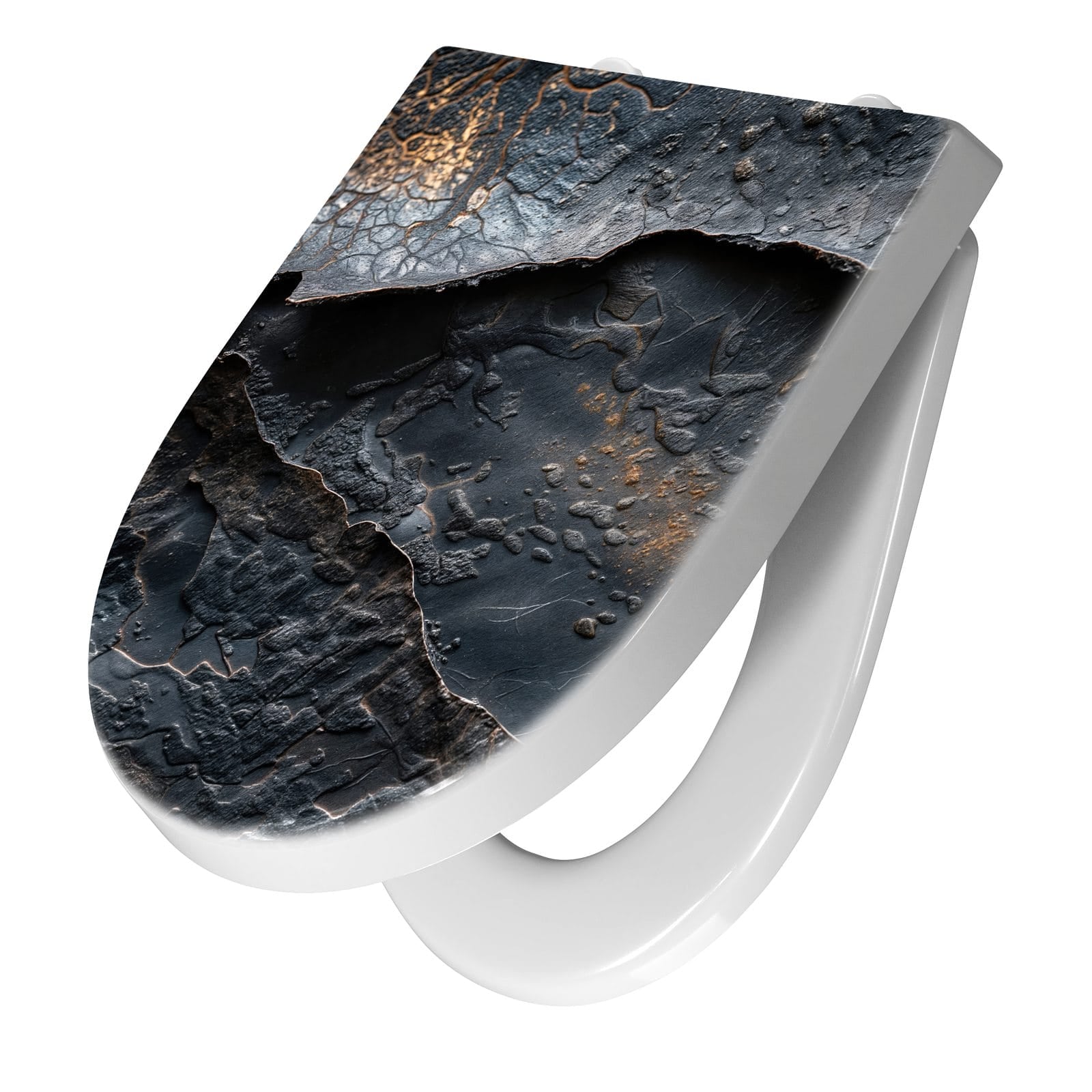 WC-Sitz mit Absenkautomatik Textur von Abstrakte